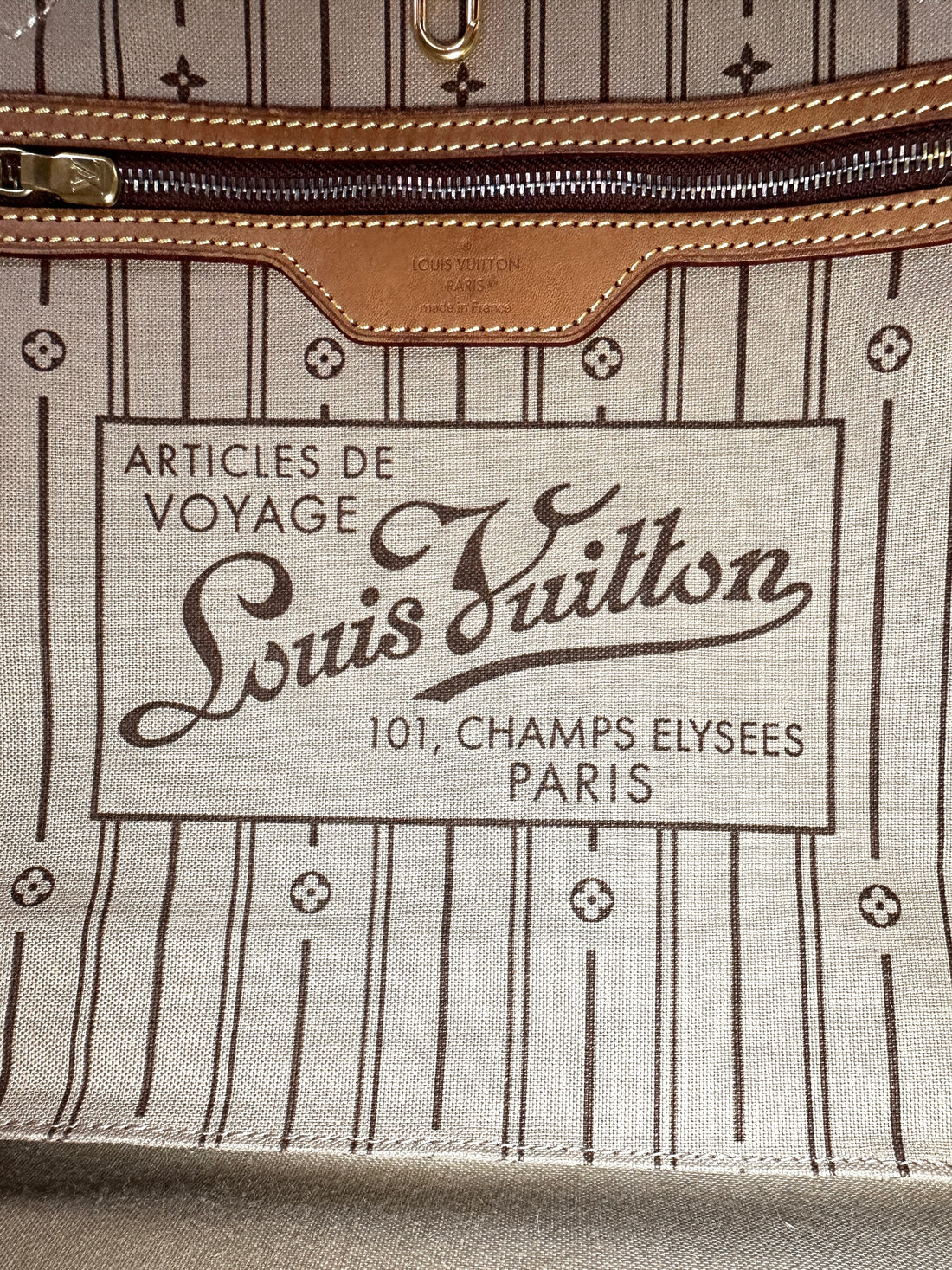 Louis Vuitton Neverfull MM Monogram Canvas Handle Bag LV2879