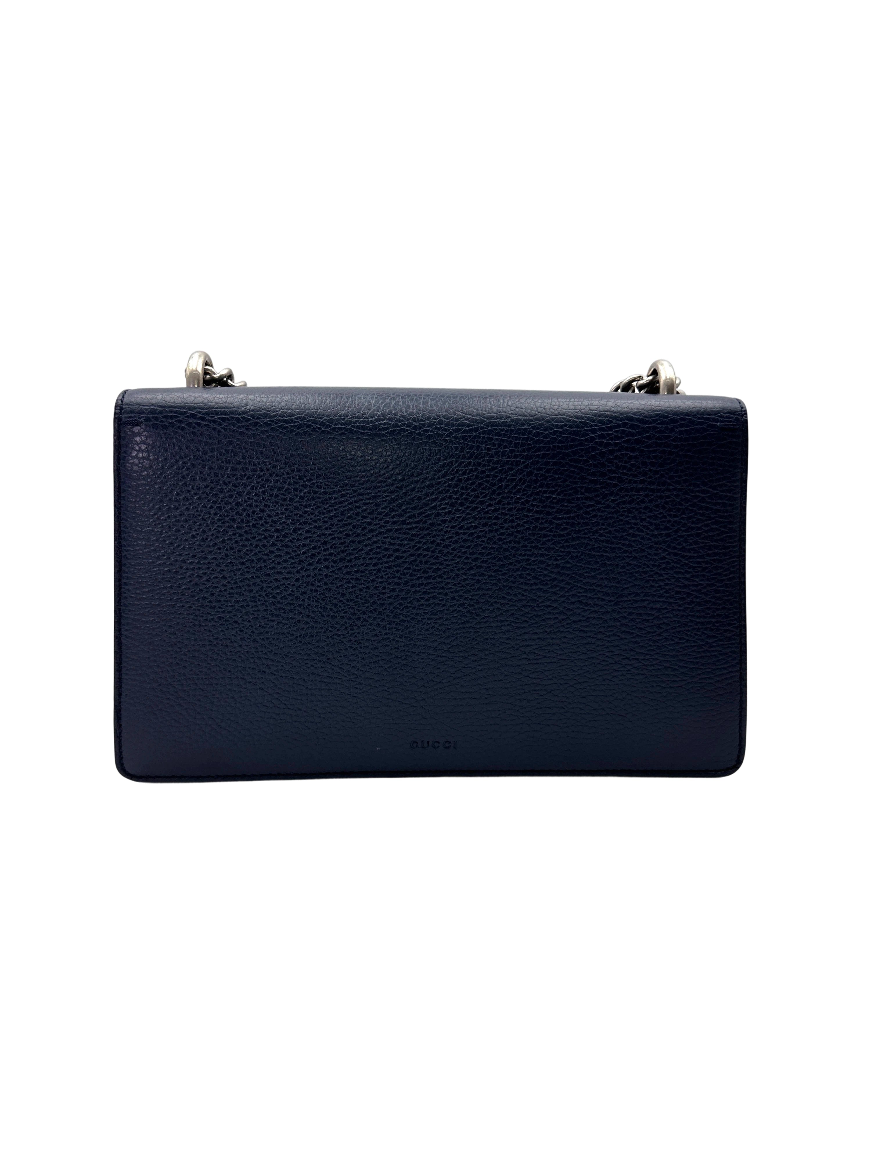 Gucci Dionysus Black Leather Shoulder Bag GG1138