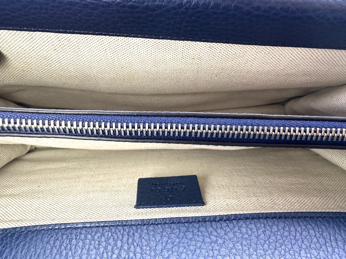 Gucci Dionysus Black Leather Shoulder Bag GG1138