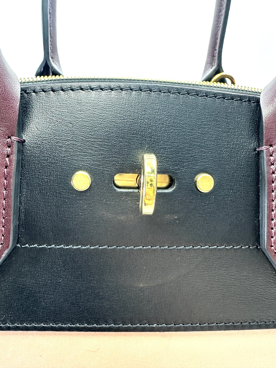 Louis Vuitton City Steamer Black/Pink Grained Leather Handle Bag LV2880