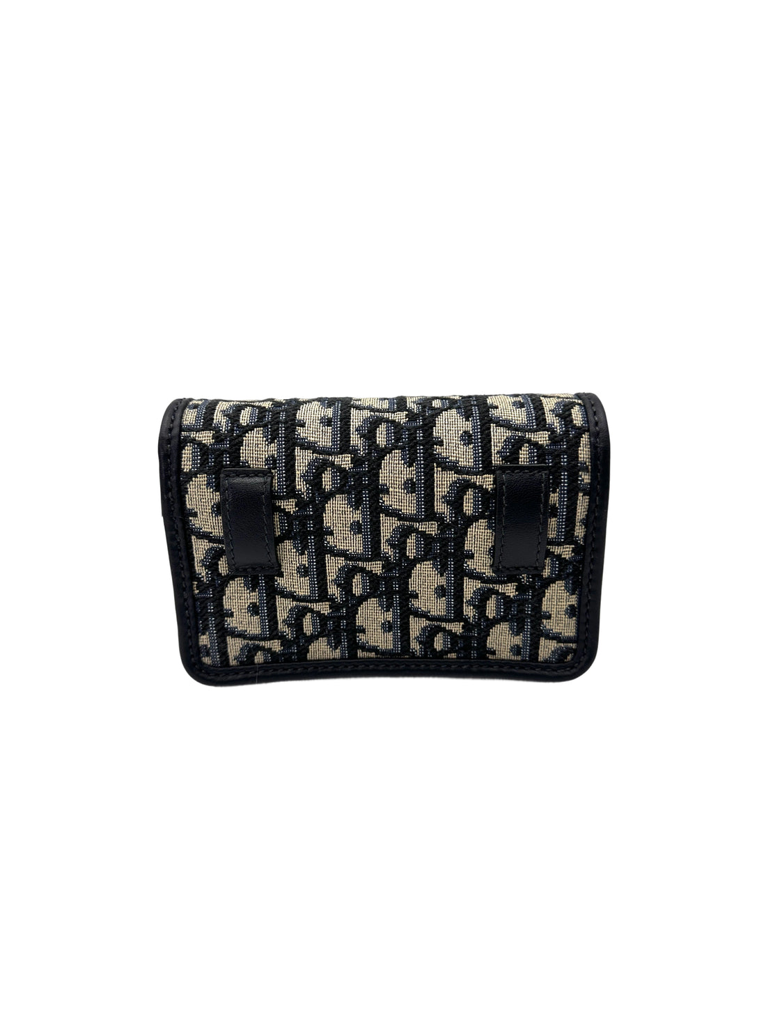 Christian Dior 30 Montaigne Black Jacquard Nano Pouch DR755