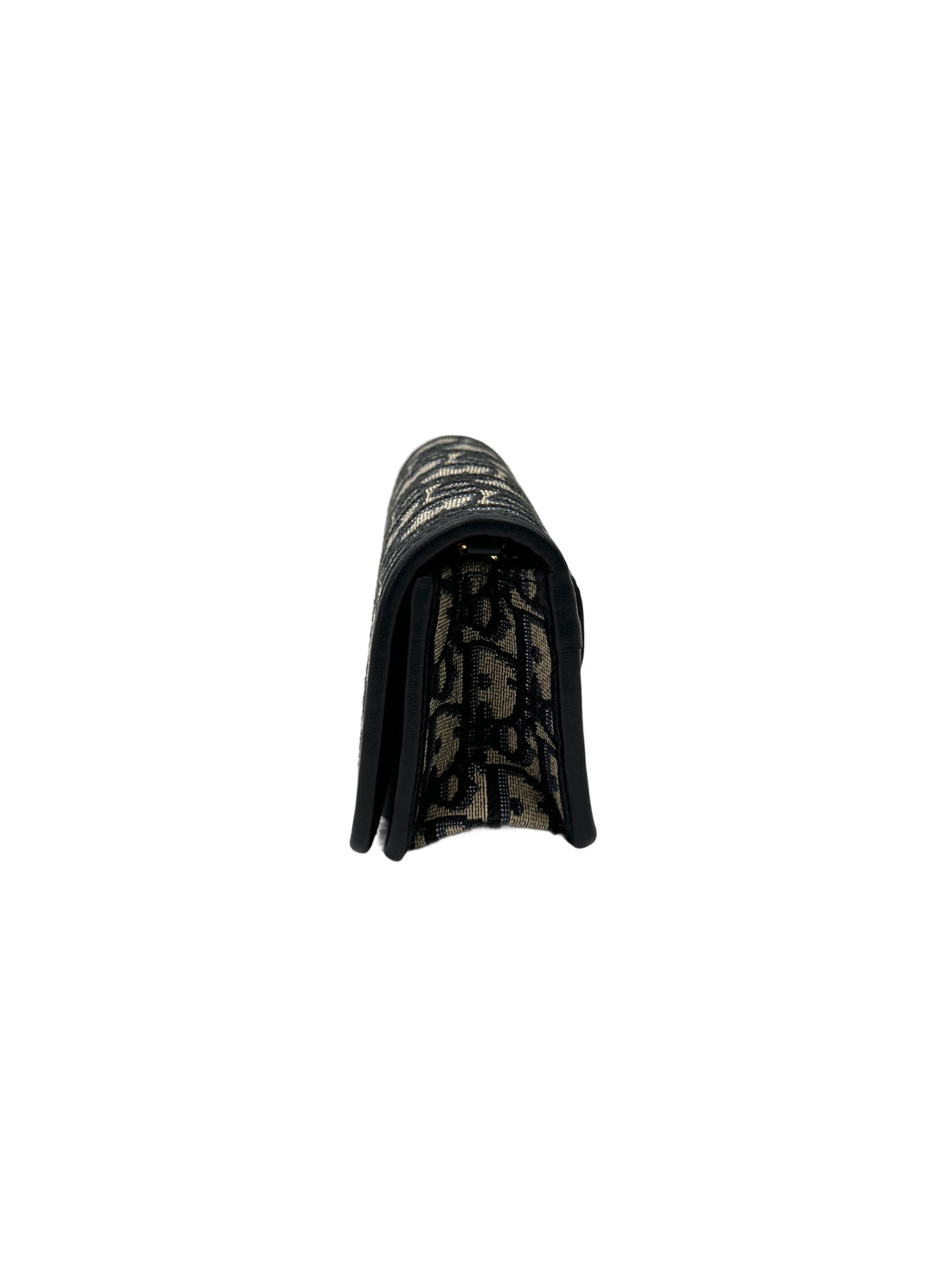 Christian Dior 30 Montaigne Black Jacquard Nano Pouch DR755