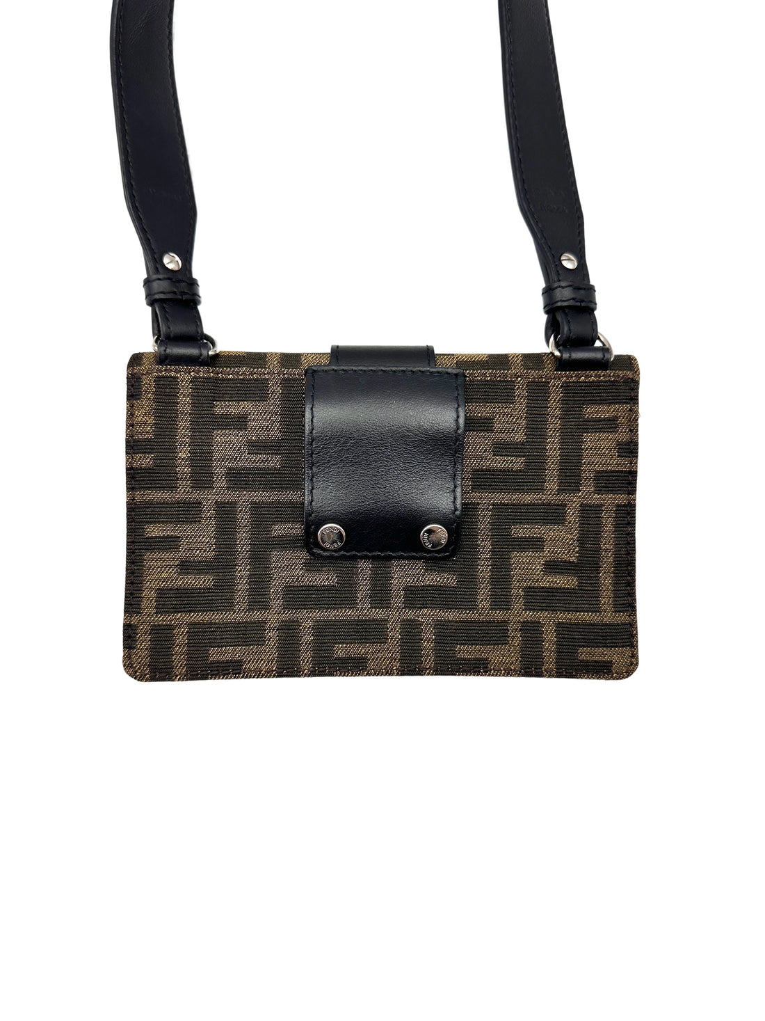 Fendi FF Zucca Canvas Shoulder Bag FF111