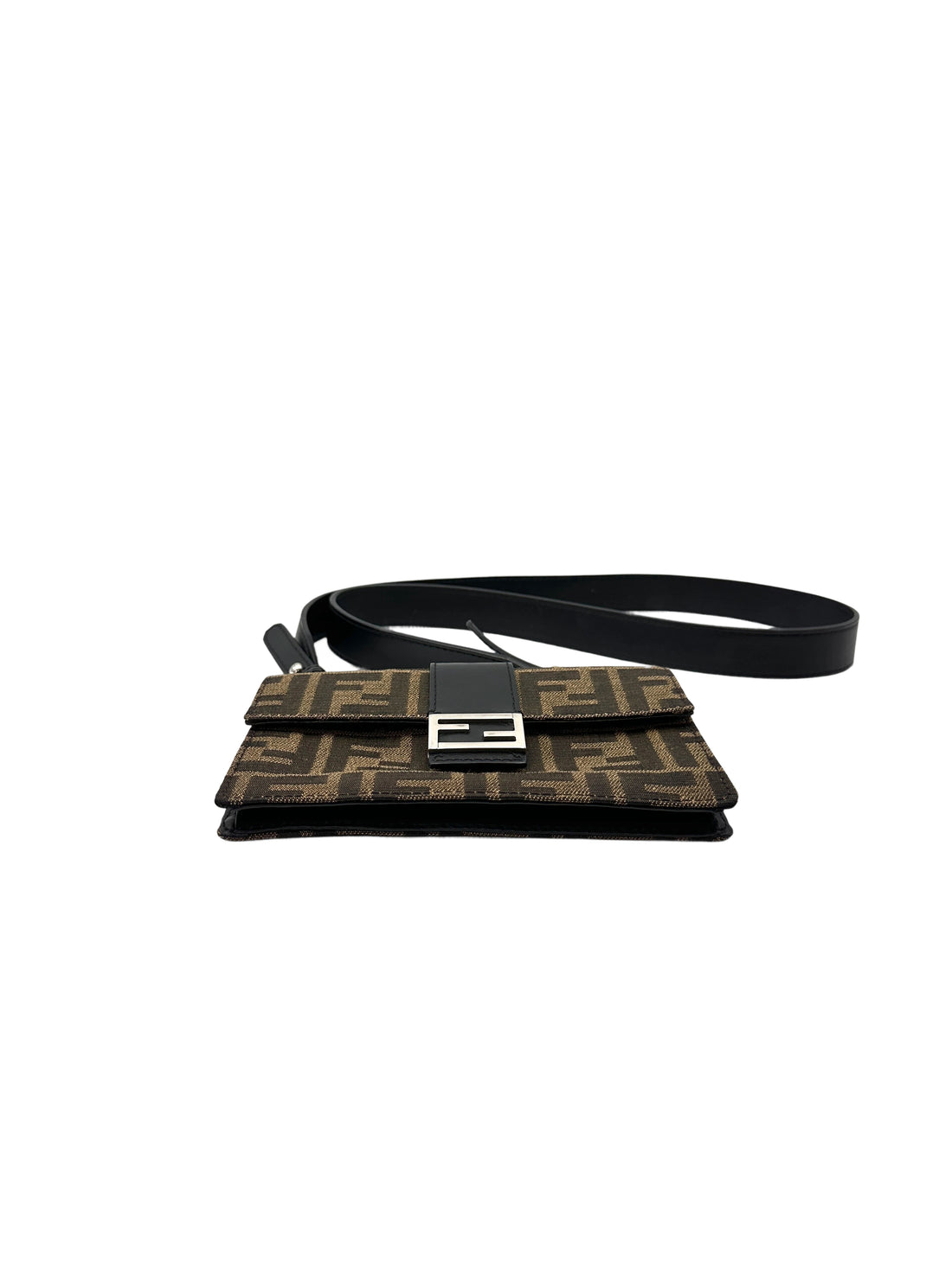 Fendi FF Zucca Canvas Shoulder Bag FF111