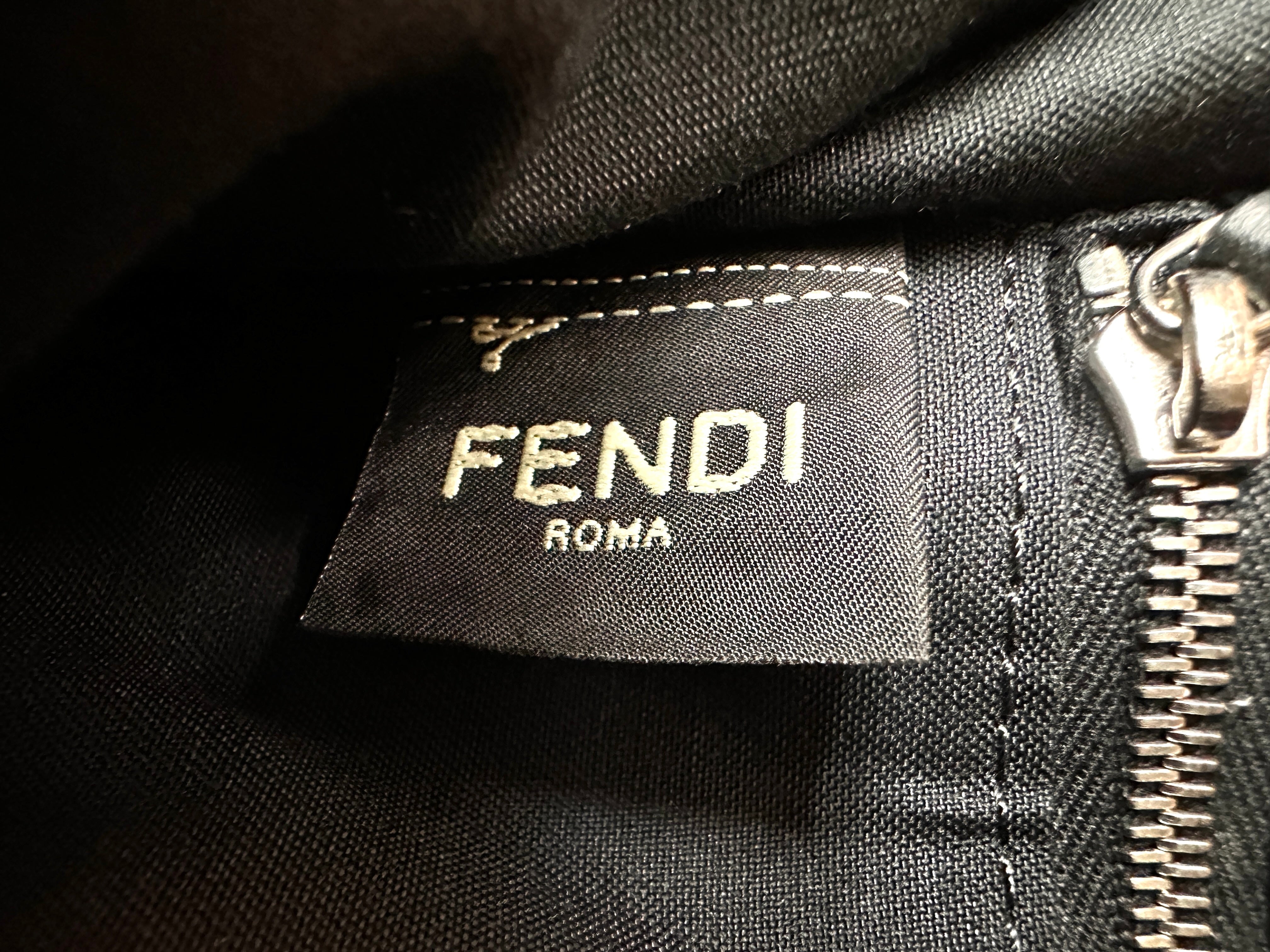 Fendi FF Zucca Canvas Shoulder Bag FF111