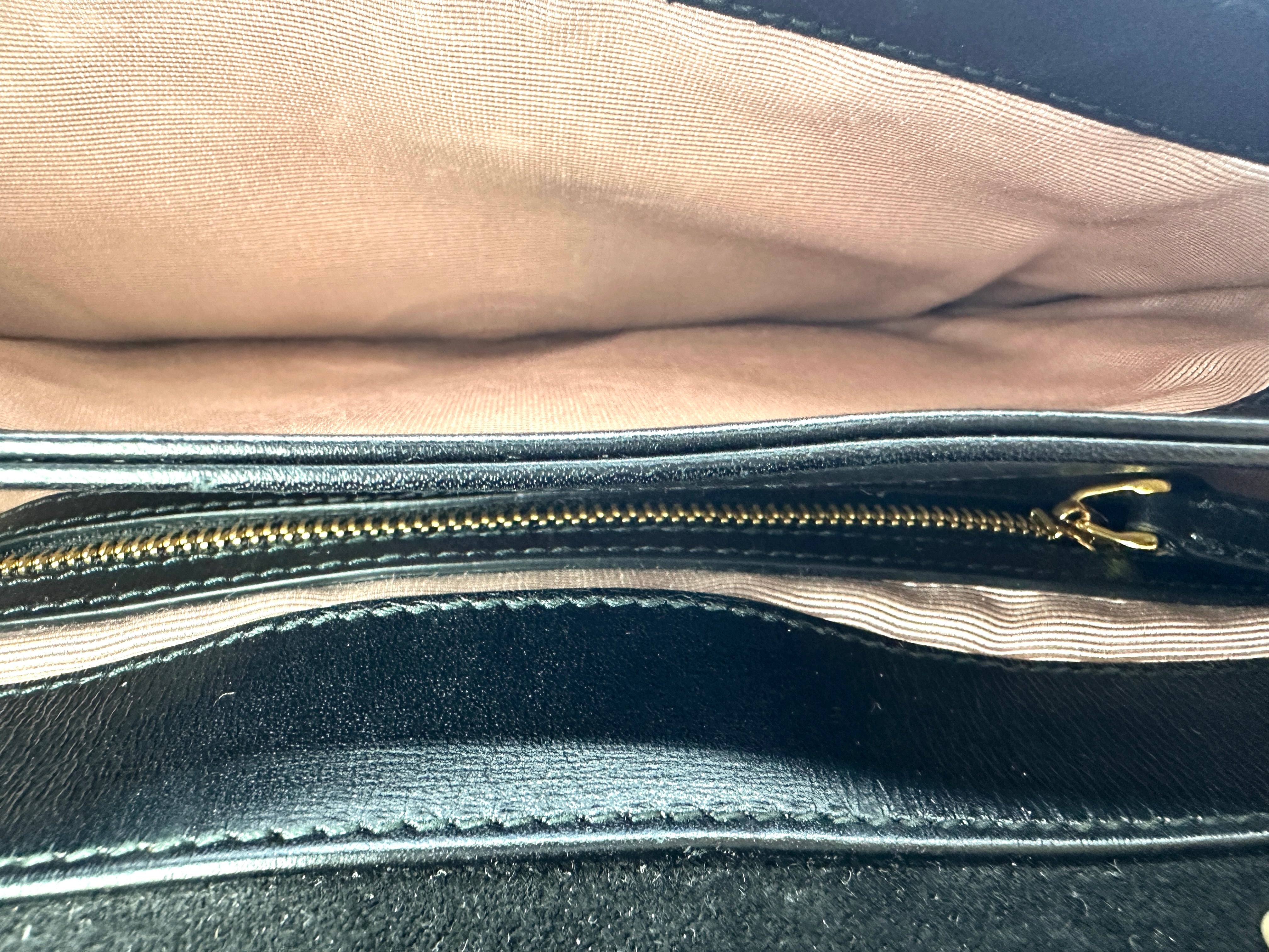 Gucci Arli Black Velvet Shoulder Bag GG1145