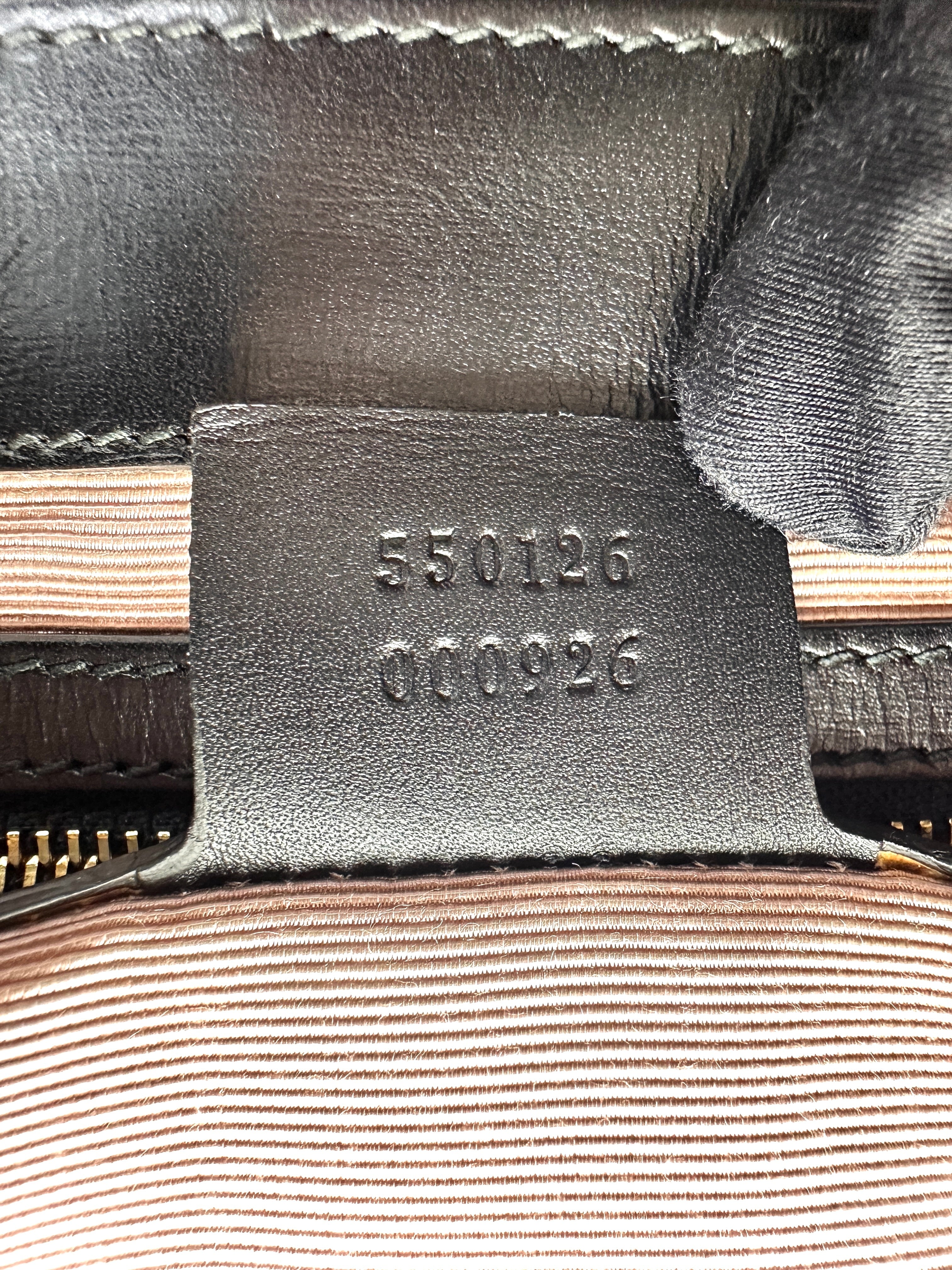 Gucci Arli Black Velvet Shoulder Bag GG1145