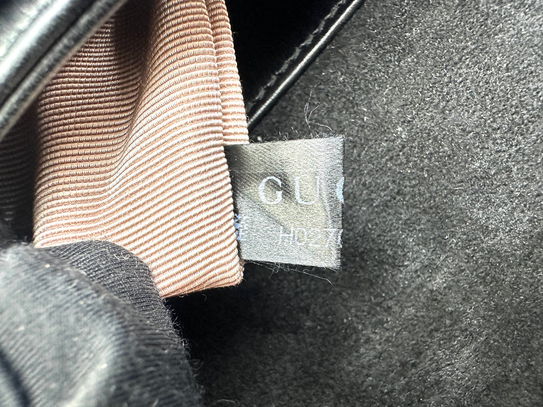 Gucci Arli Black Velvet Shoulder Bag GG1145