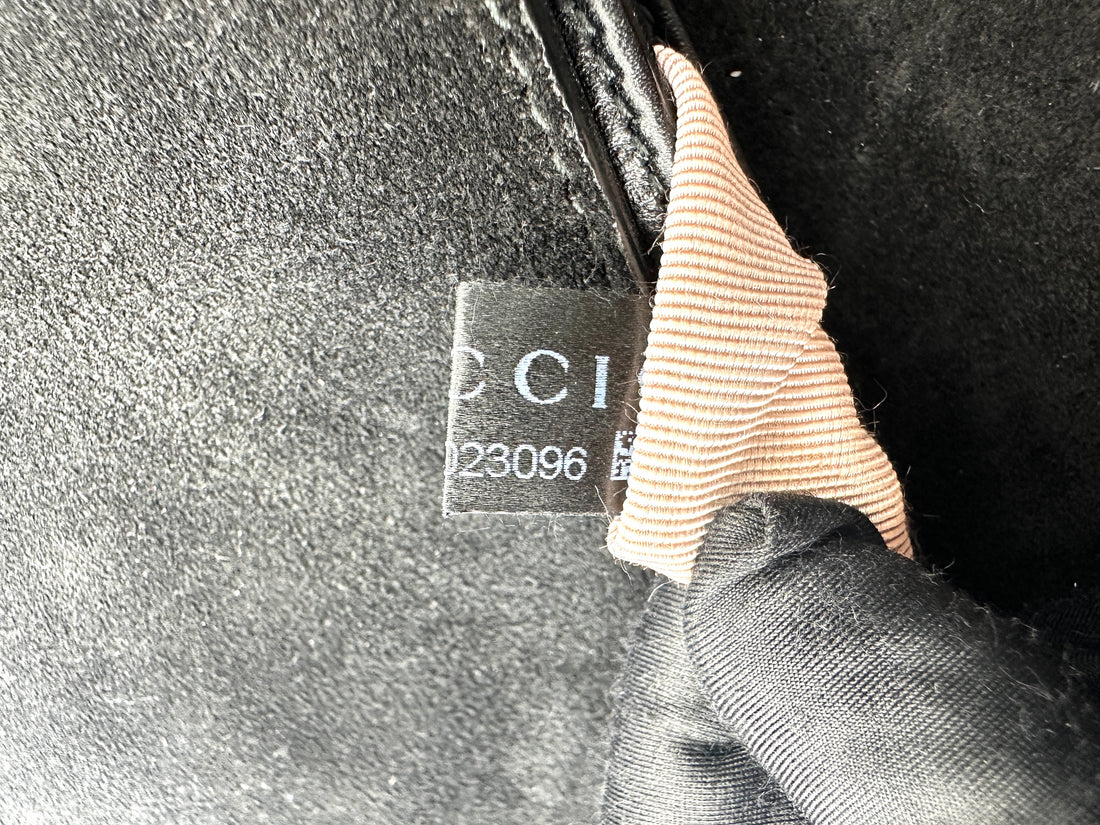 Gucci Arli Black Velvet Shoulder Bag GG1145