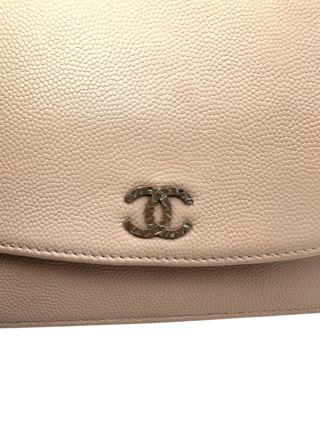 Chanel Pink Leather Wallet On Chain(14***45) CC2056