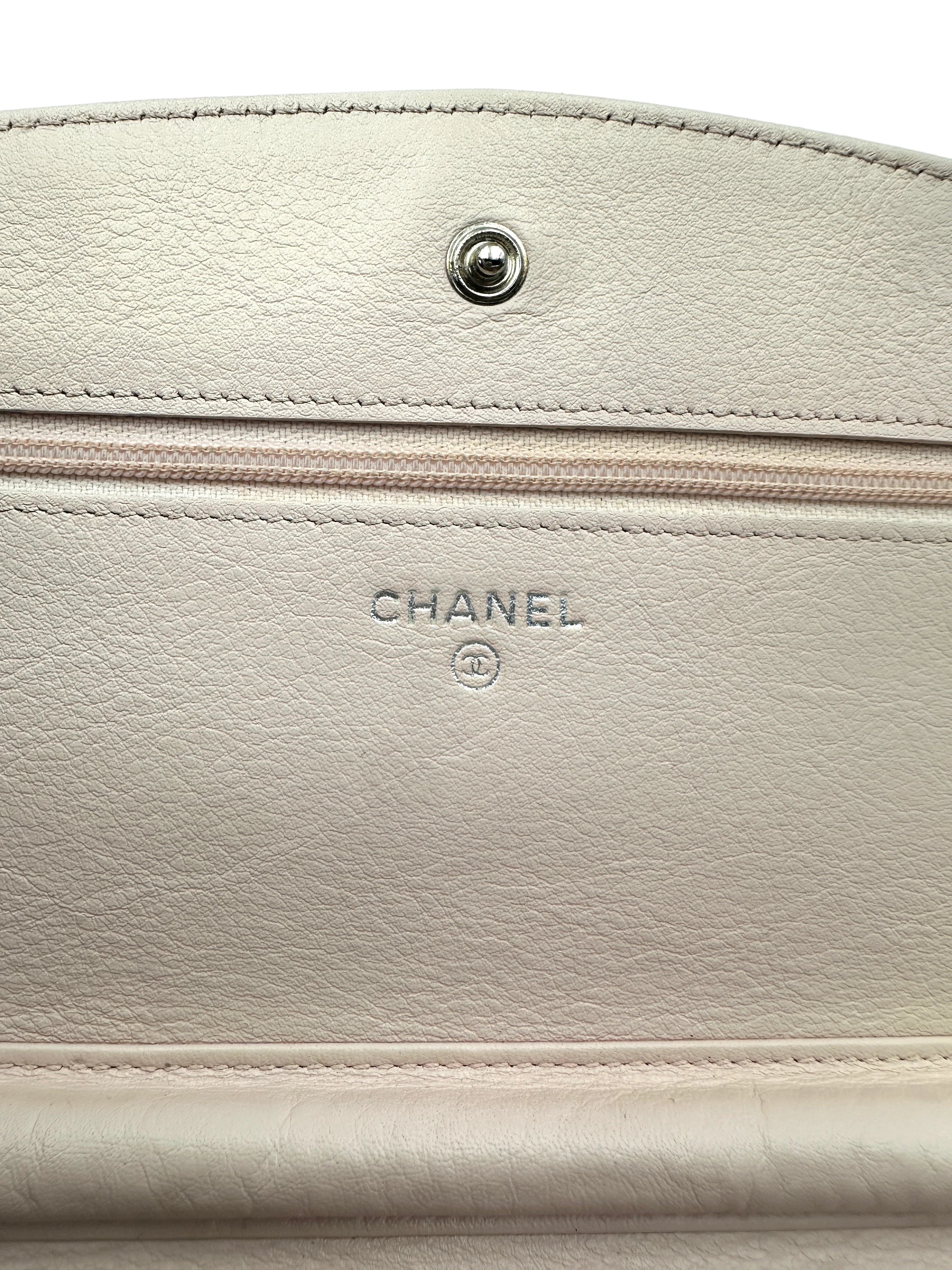 Chanel Pink Leather Wallet On Chain(14***45) CC2056