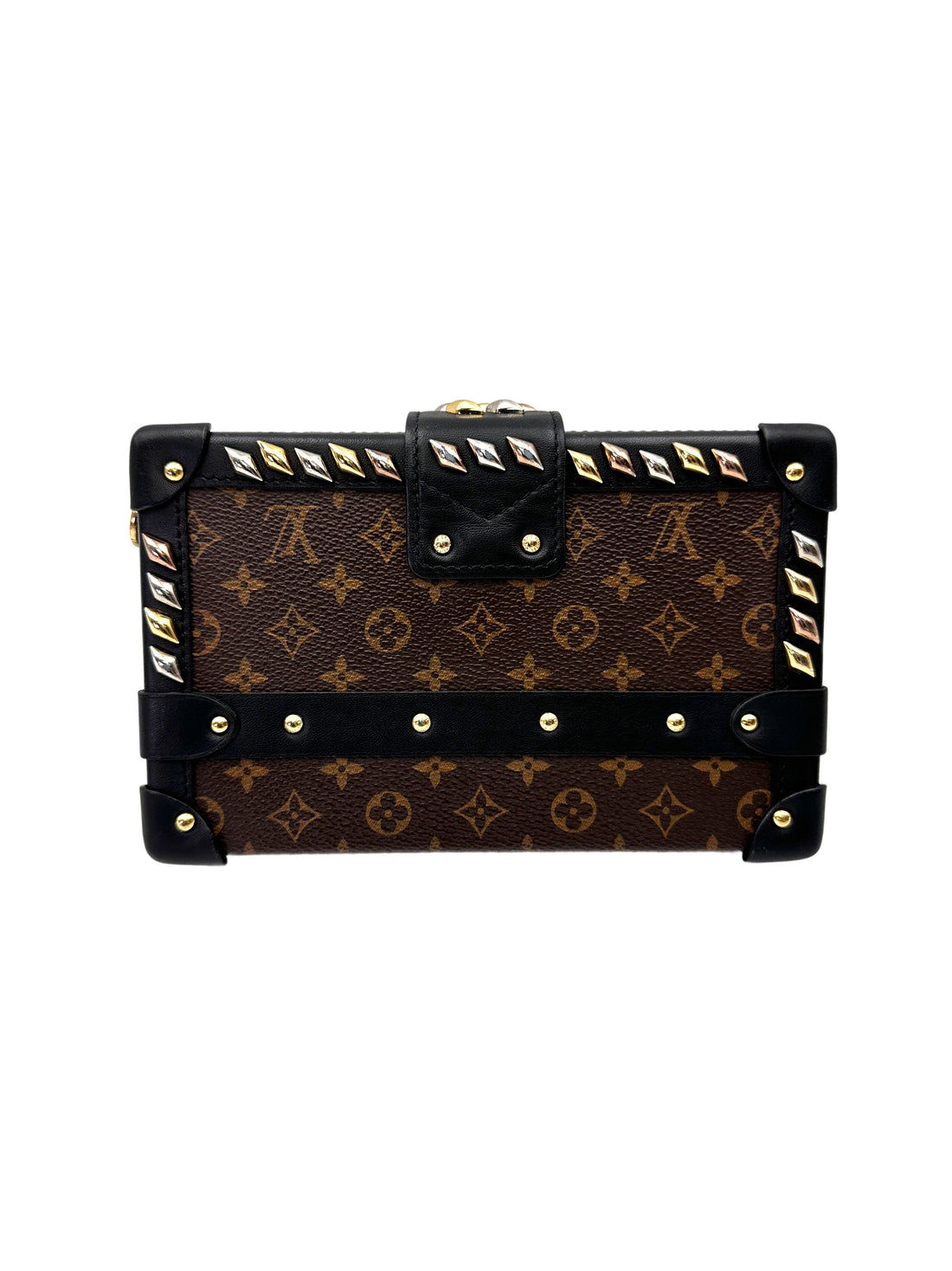 Louis Vuitton Petite Malle Monogram Canvas Shoulder Bag LV2886