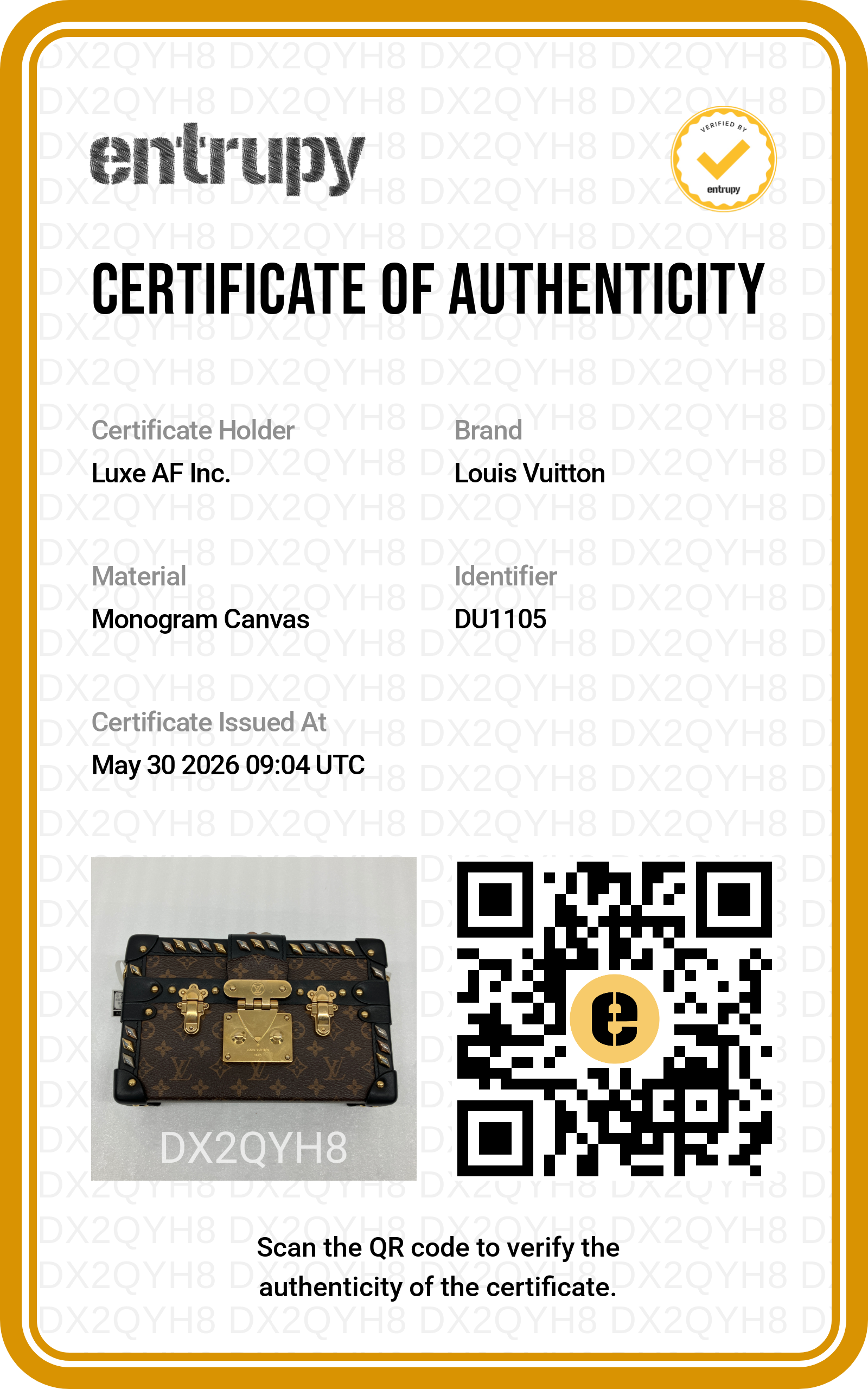 Louis Vuitton Petite Malle Monogram Canvas Shoulder Bag LV2886