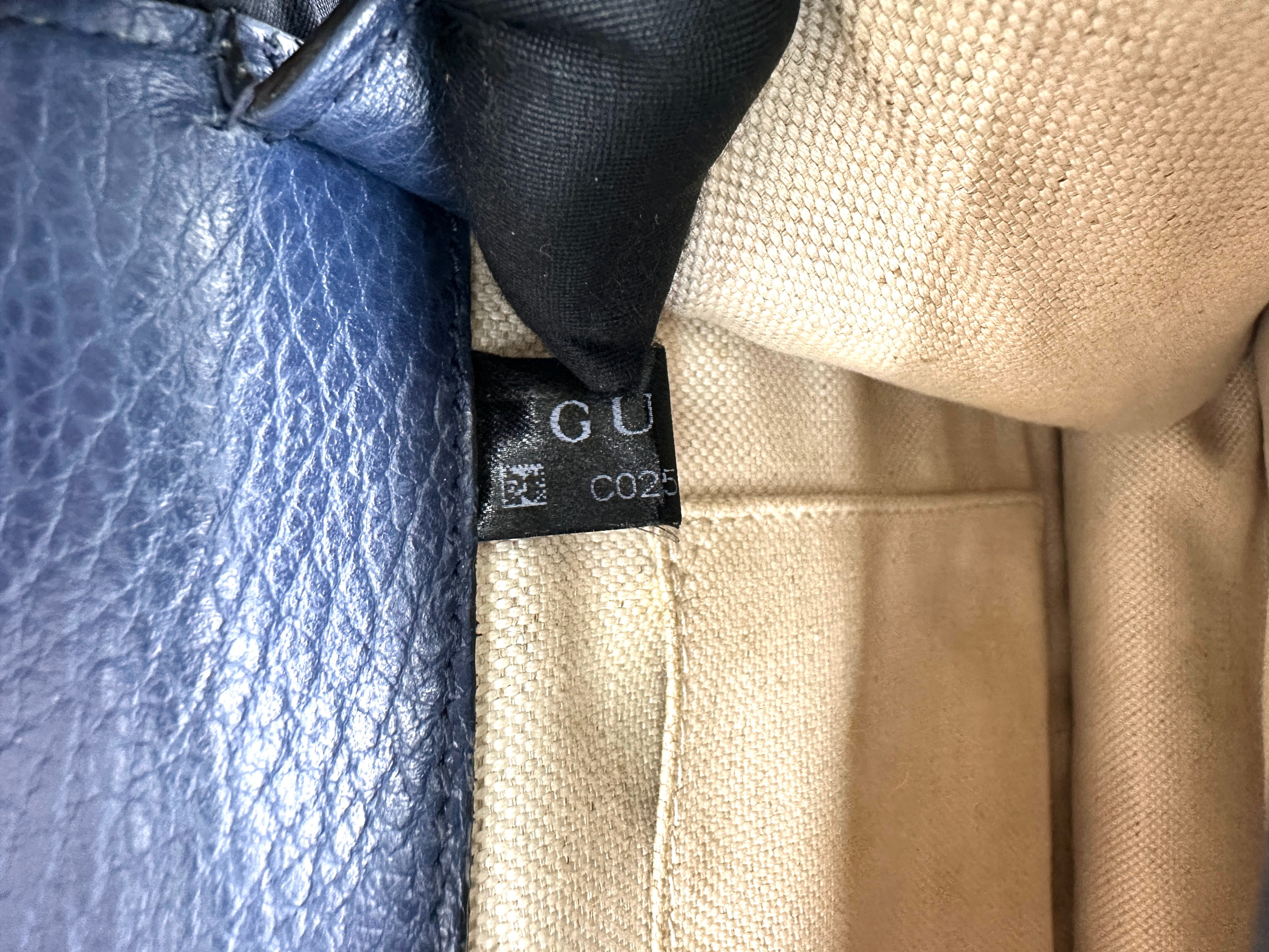 Gucci Dionysus Black Leather Bamboo Top Handle Bag GG1149