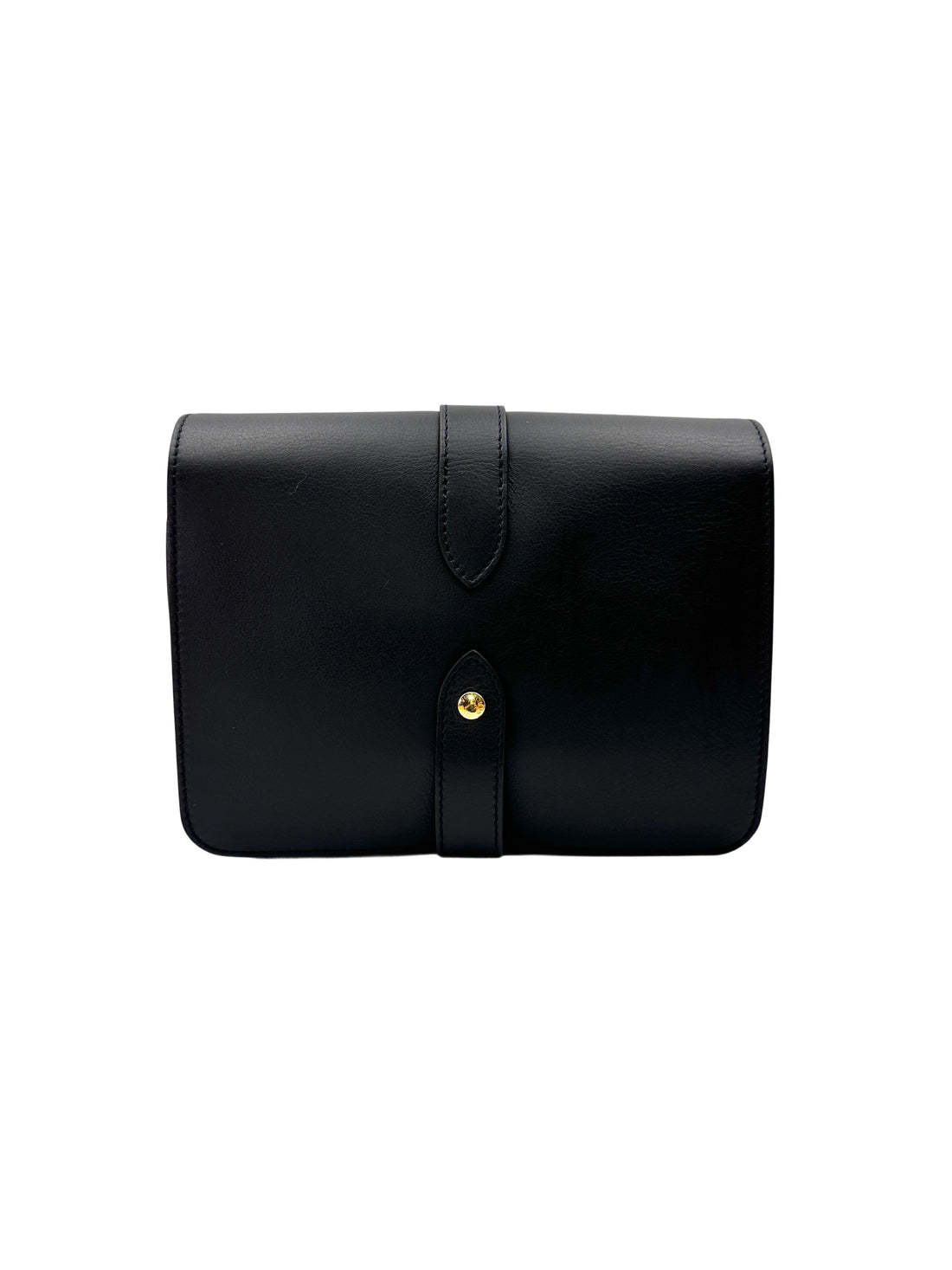 Louis Vuitton Rendez-Vous Black Leather Shoulder Bag With Gold Hardware LV2890