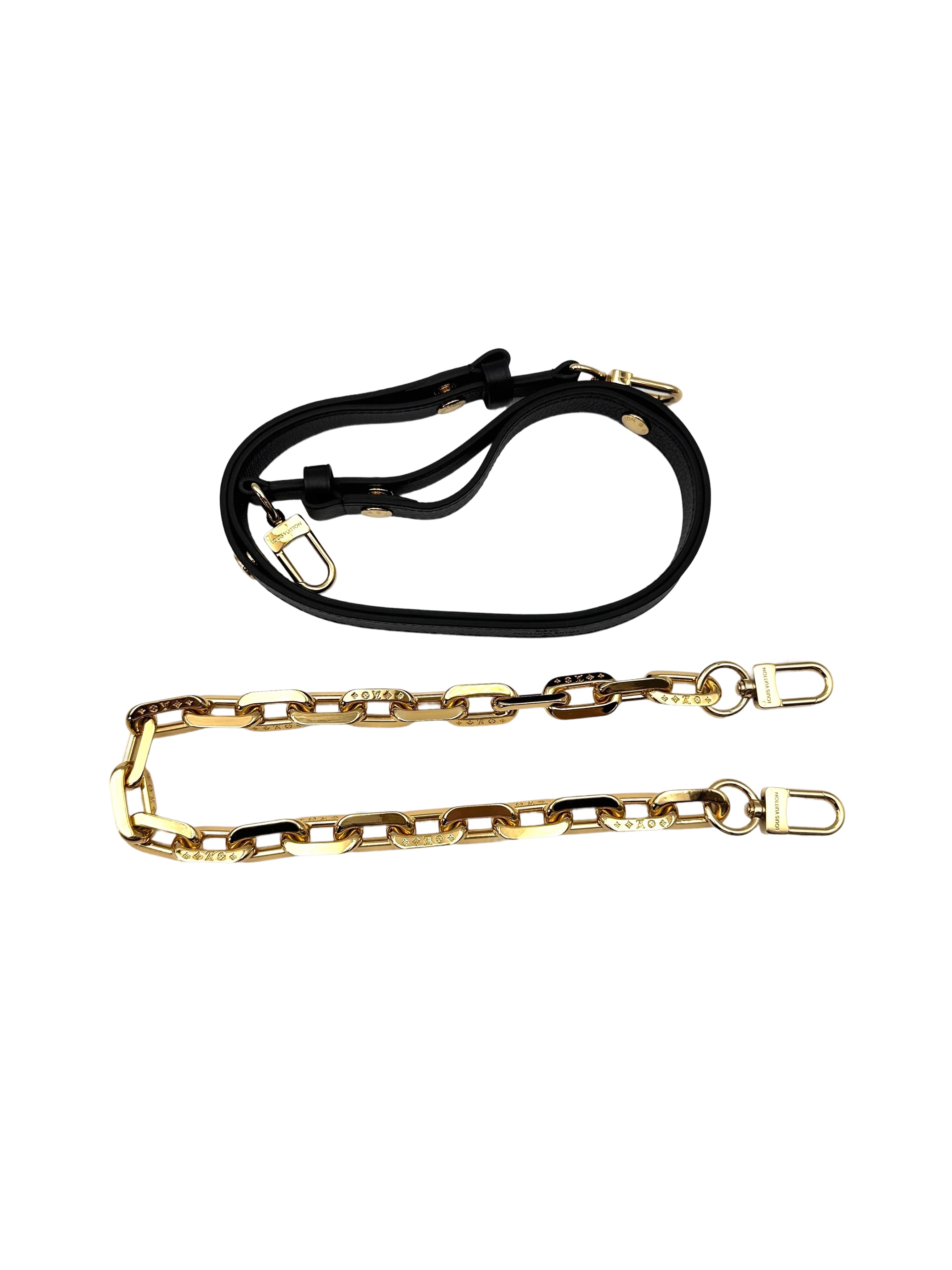 Louis Vuitton Rendez-Vous Black Leather Shoulder Bag With Gold Hardware LV2890