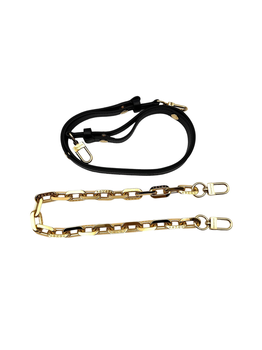Louis Vuitton Rendez-Vous Black Leather Shoulder Bag With Gold Hardware LV2890
