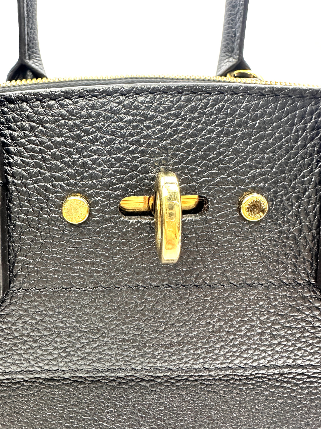 Louis Vuitton City Steamer Black Grained Leather Handle Bag LV2892