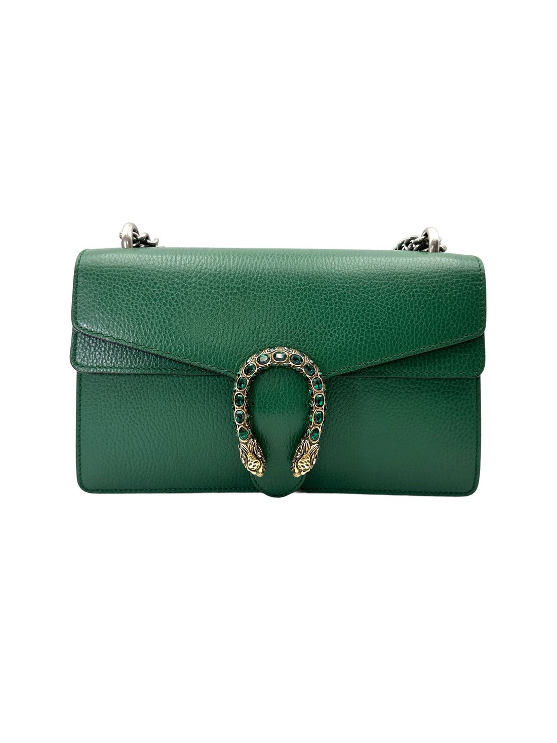 Gucci Dionysus Green Leather Shoulder Bag GG1151