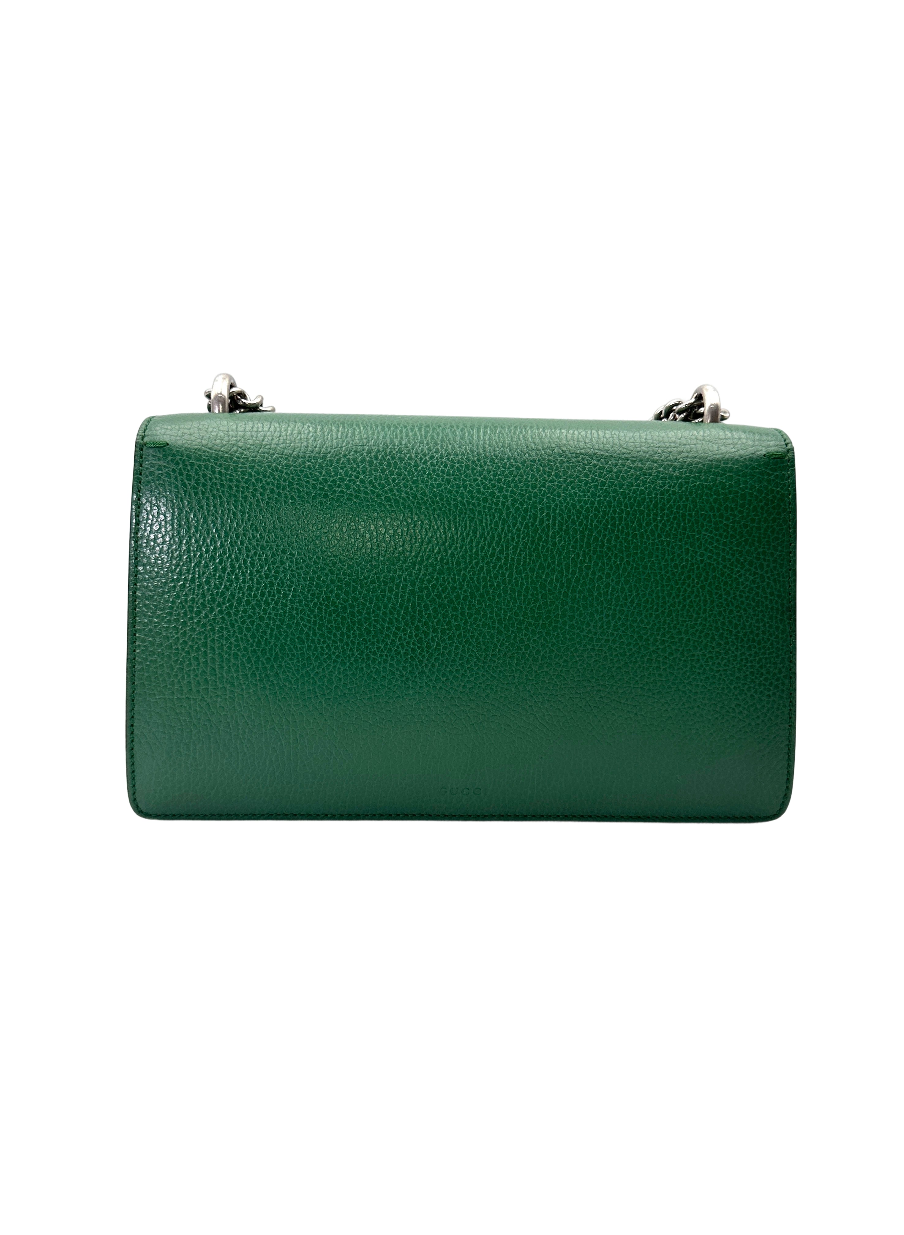 Gucci Dionysus Green Leather Shoulder Bag GG1151