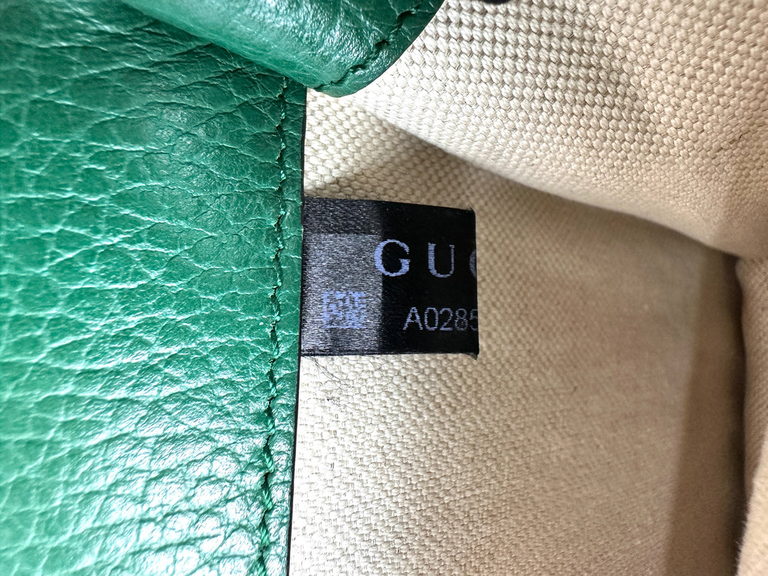Gucci Dionysus Green Leather Shoulder Bag GG1151