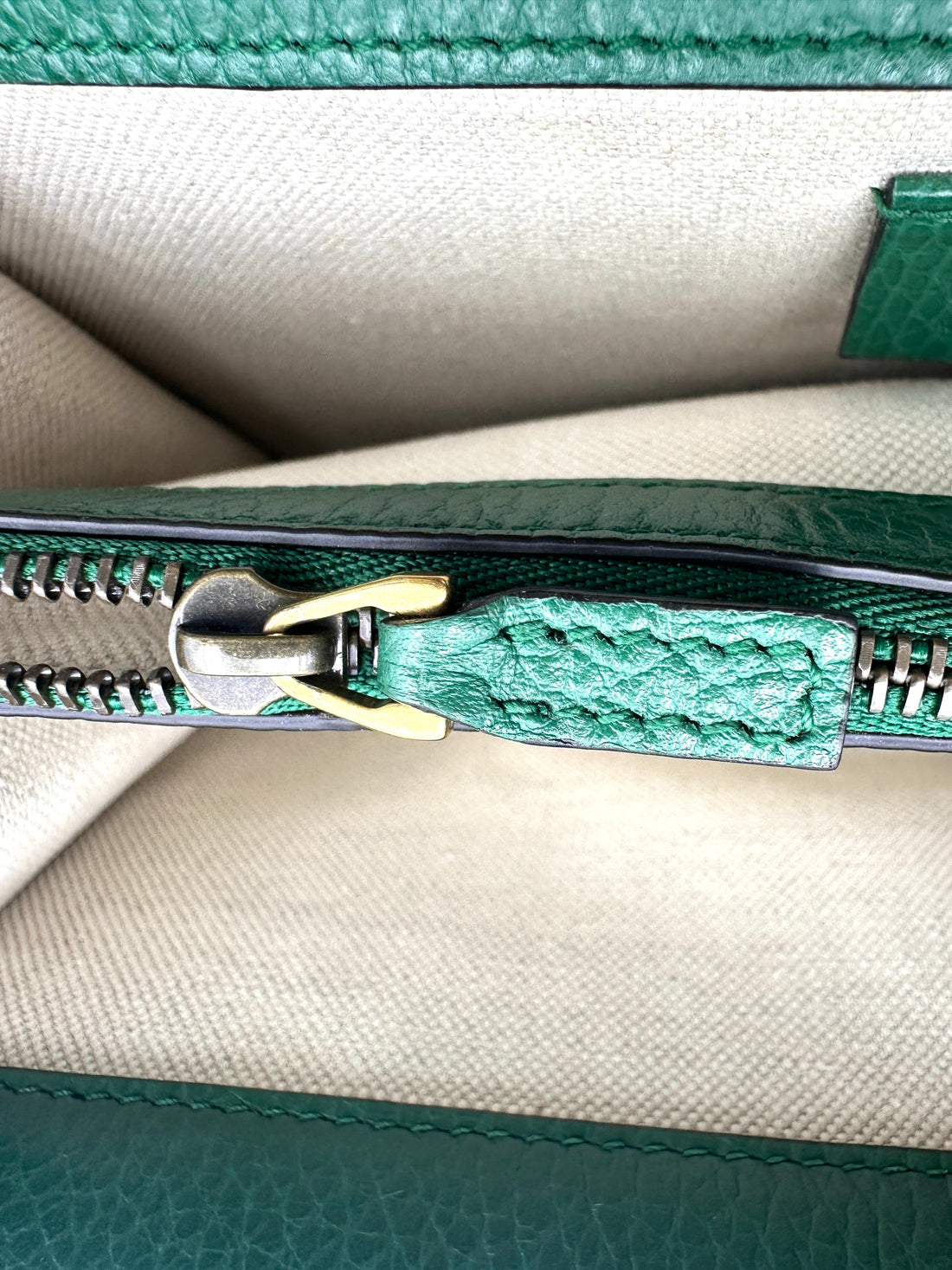 Gucci Dionysus Green Leather Shoulder Bag GG1151