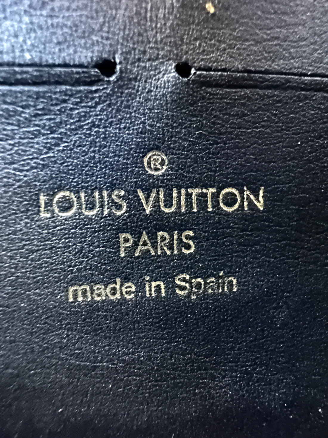 Louis Vuitton Vavin Damier Ebene Canvas & Black Leather Wallet On Chain LV2894