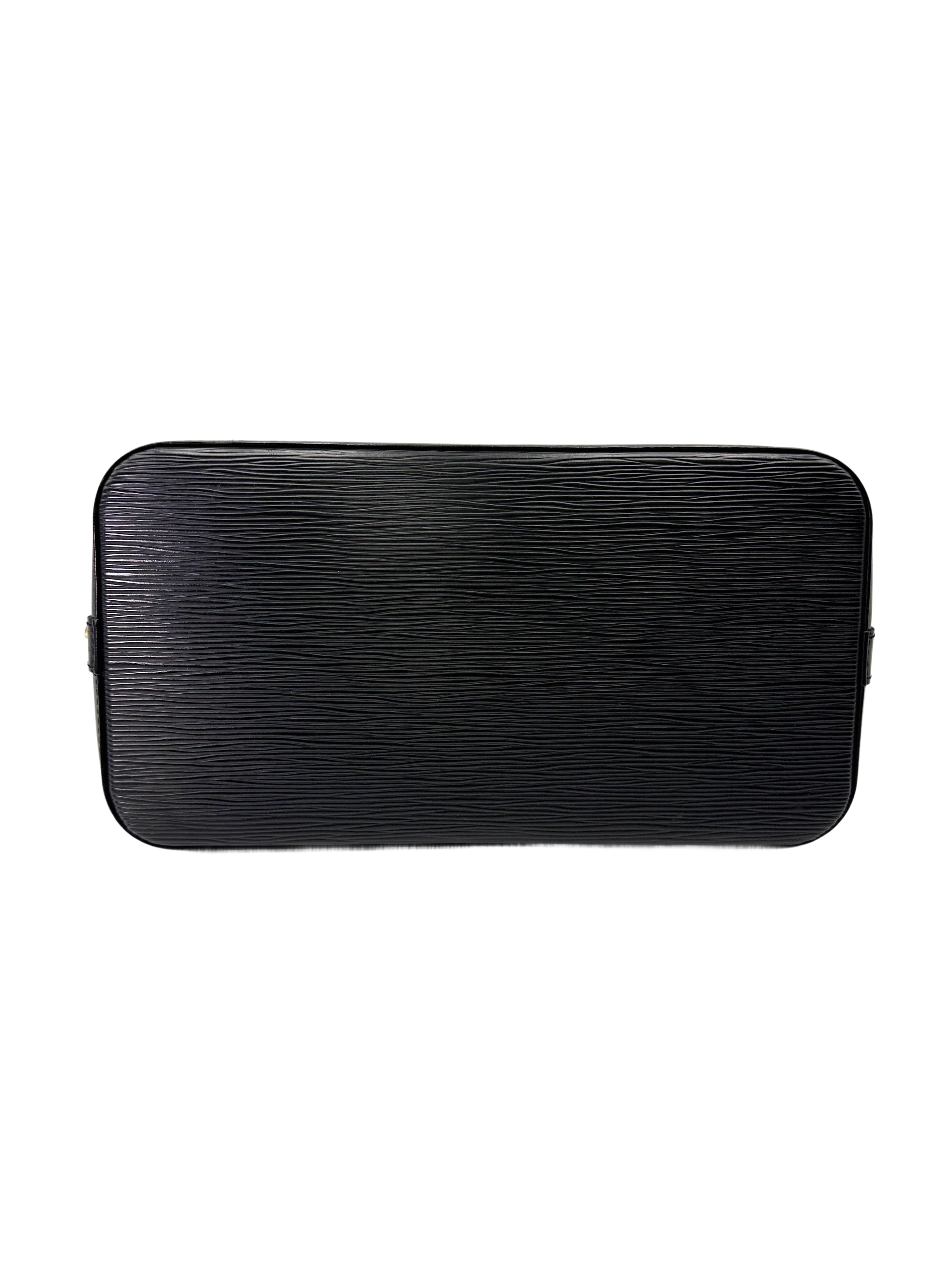 Louis Vuitton Alma Black Epi Leather Handle Bag LV2895