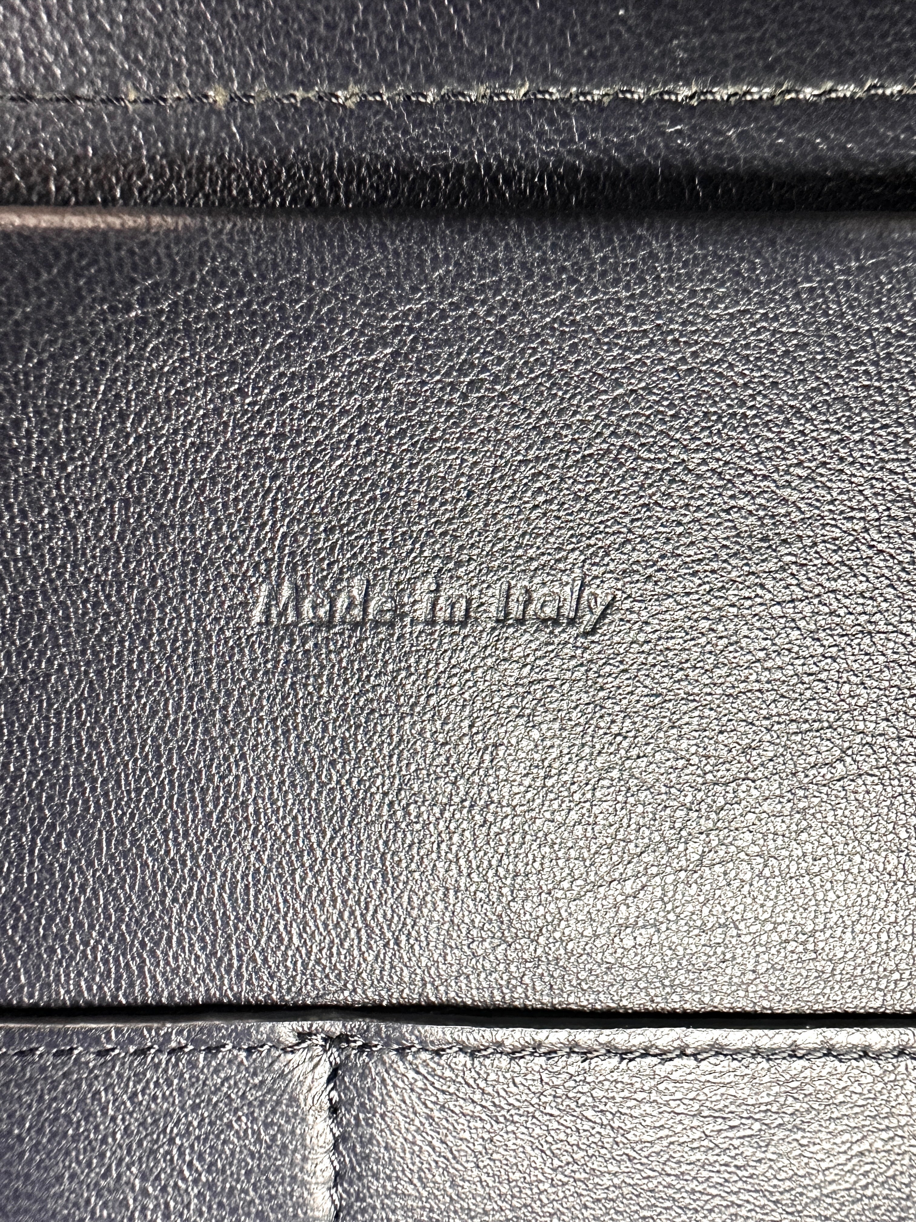 Celine Black Leather Belt Handle Bag CE167