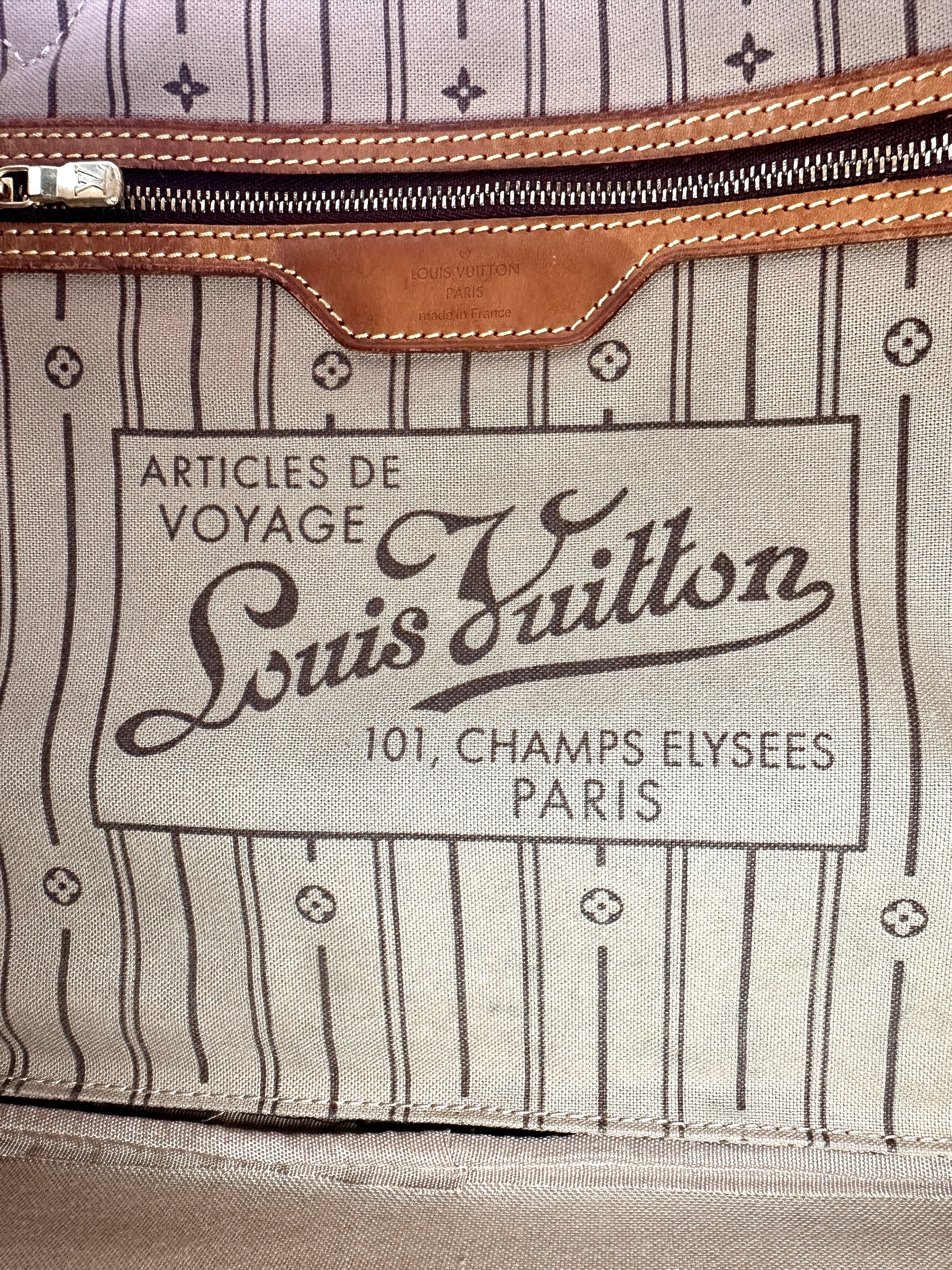 Louis Vuitton Neverfull MM Monogram Canvas Handle Bag LV2898