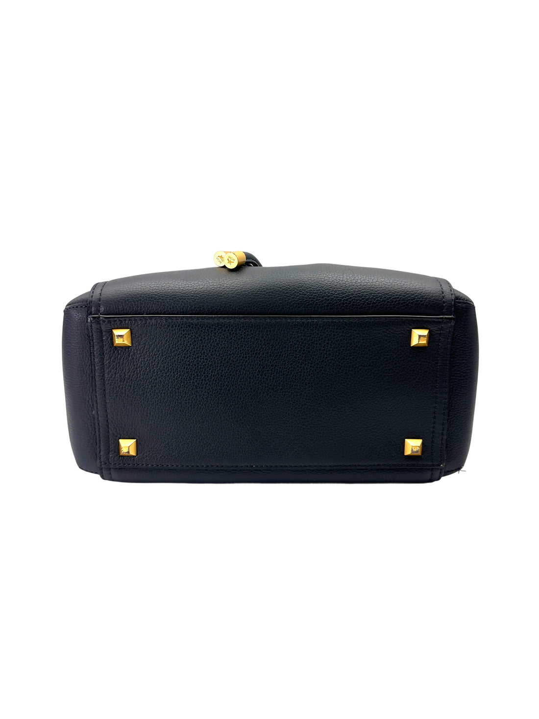 MCM Black Pebbled Leather Drawstring Bucket MCM41