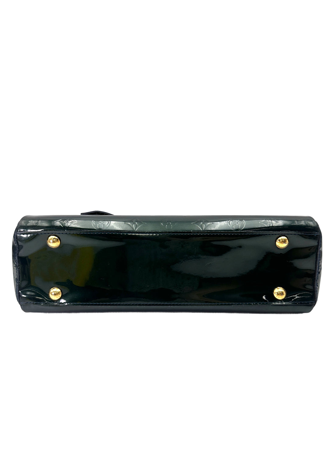 Louis Vuitton Melrose Avenue Dark Green Monogram Vernis Handle Bag LV2896