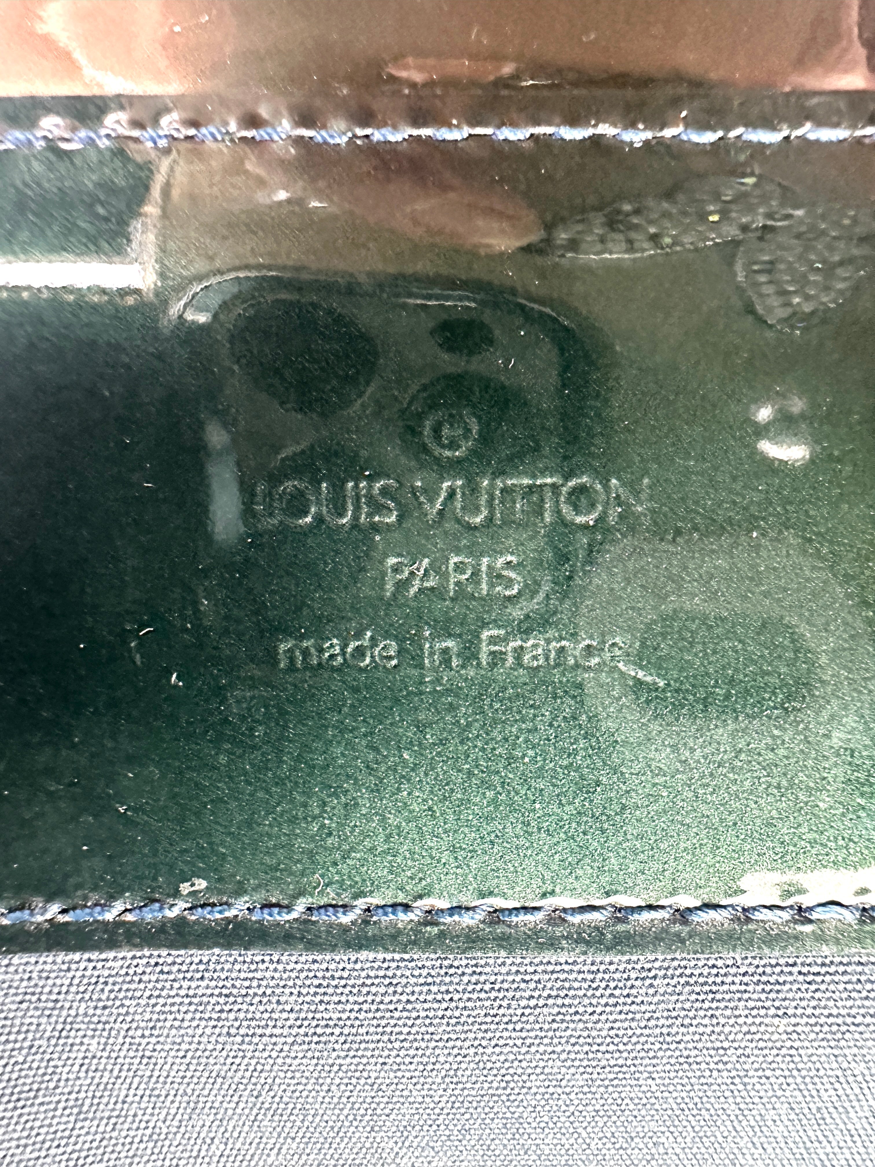 Louis Vuitton Melrose Avenue Dark Green Monogram Vernis Handle Bag LV2896
