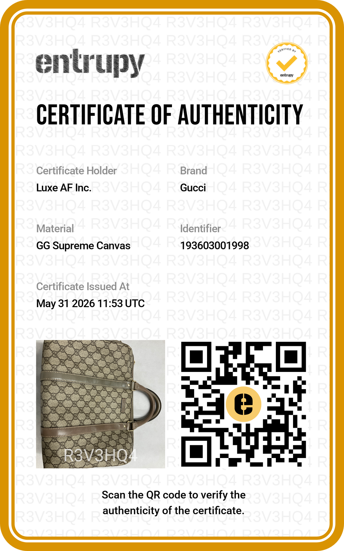 Gucci Joy GG Supreme Canvas Boston Bag GG1155