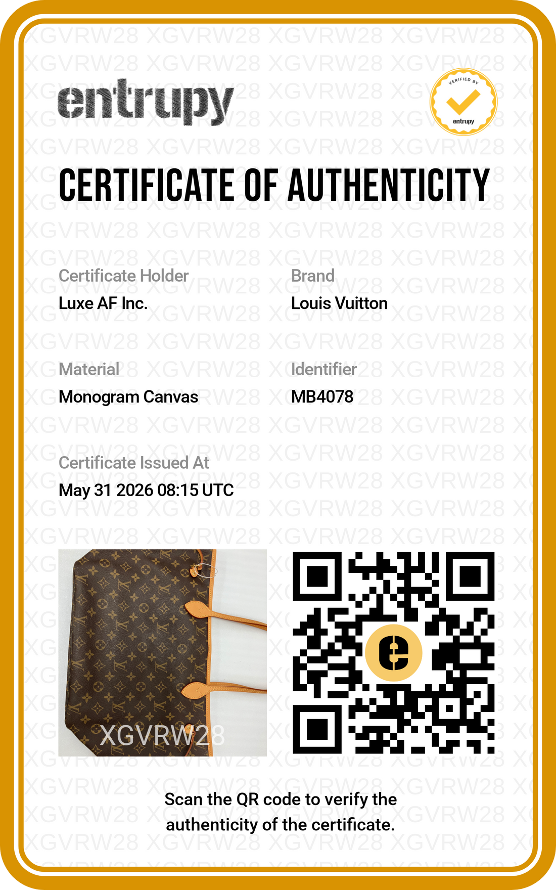 Louis Vuitton Neverfull MM Monogram Canvas Handle Bag LV2898