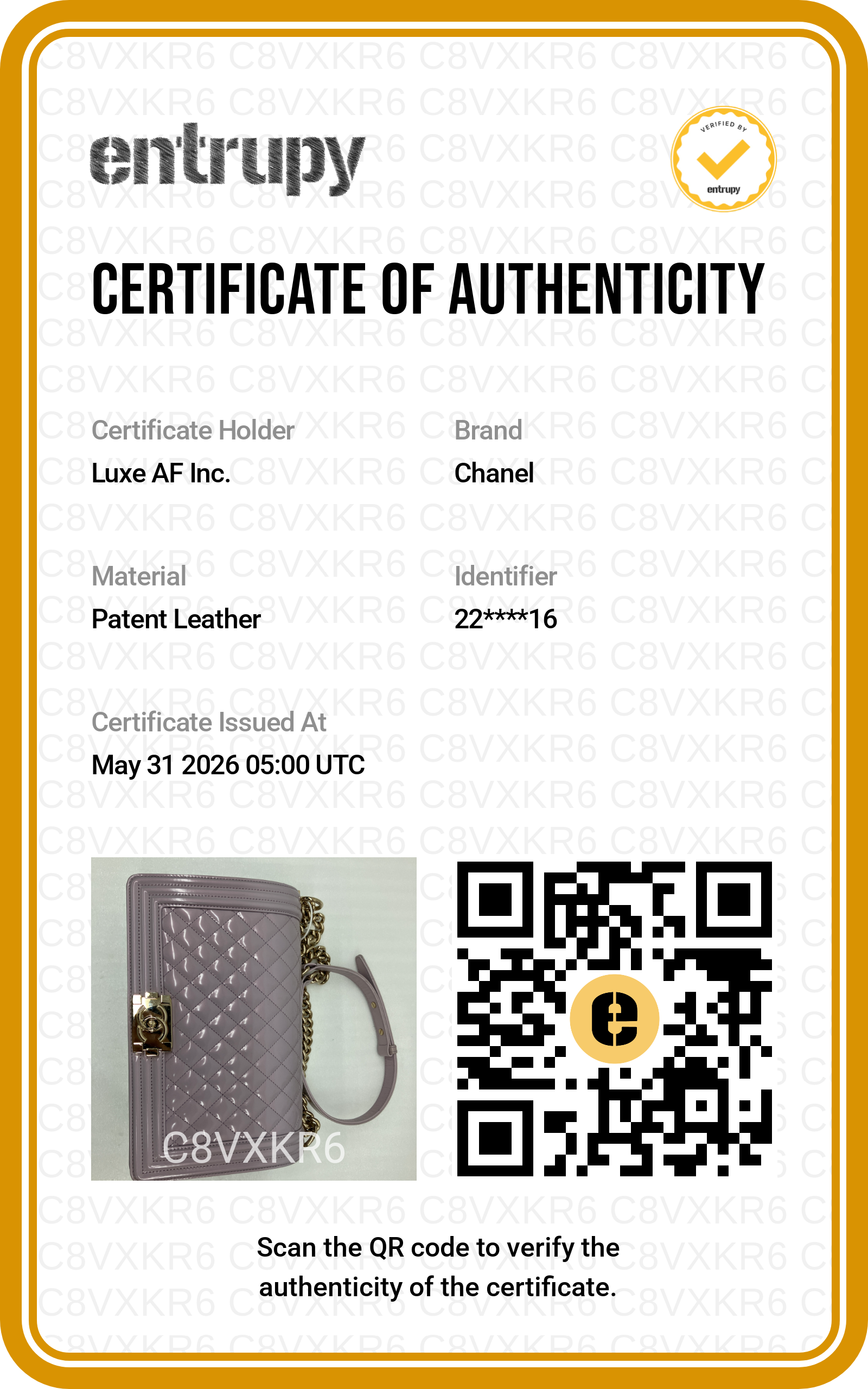Chanel LeBoy Light Purple Quilted Leather Flap Bag With Gold Buckle(22***16) CC2063