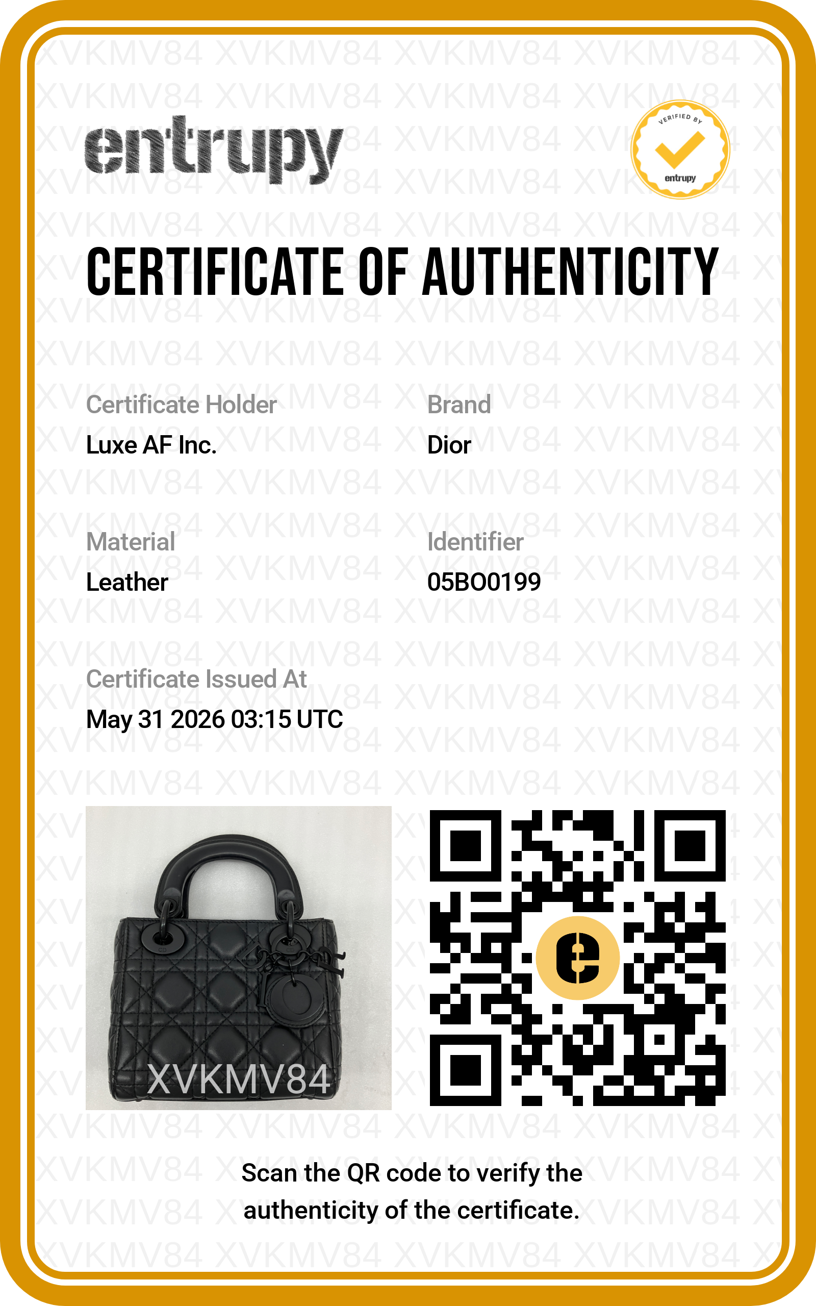 Christian Dior Lady Dior So Black Ultramatte Cannage Leather Handle Bag With Black Charms DR762