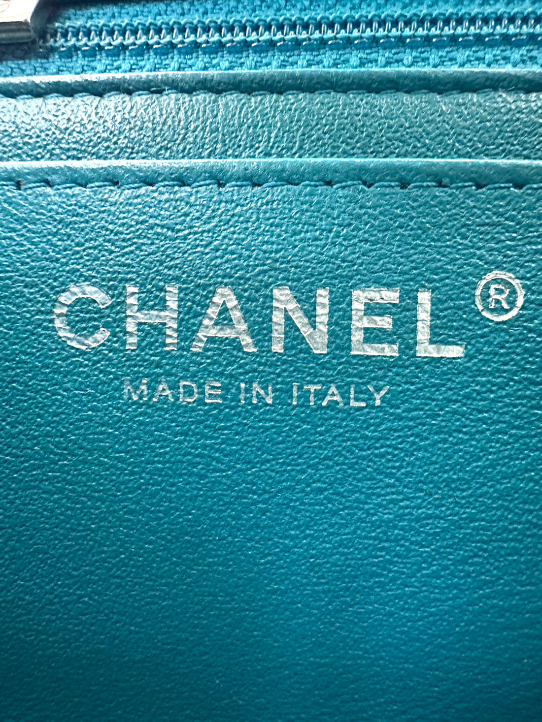 Chanel Classic Flap Green Quilted Patent Leather Flap Bag With Silver Buckle(20***35) IRIS235