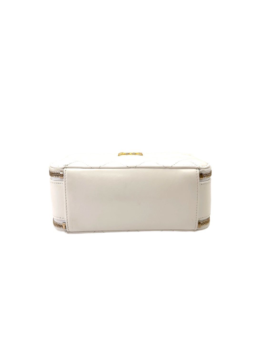 Chanel 23P White Quilted Leather Rainbow Handle Bag(U9***GH) CC2071