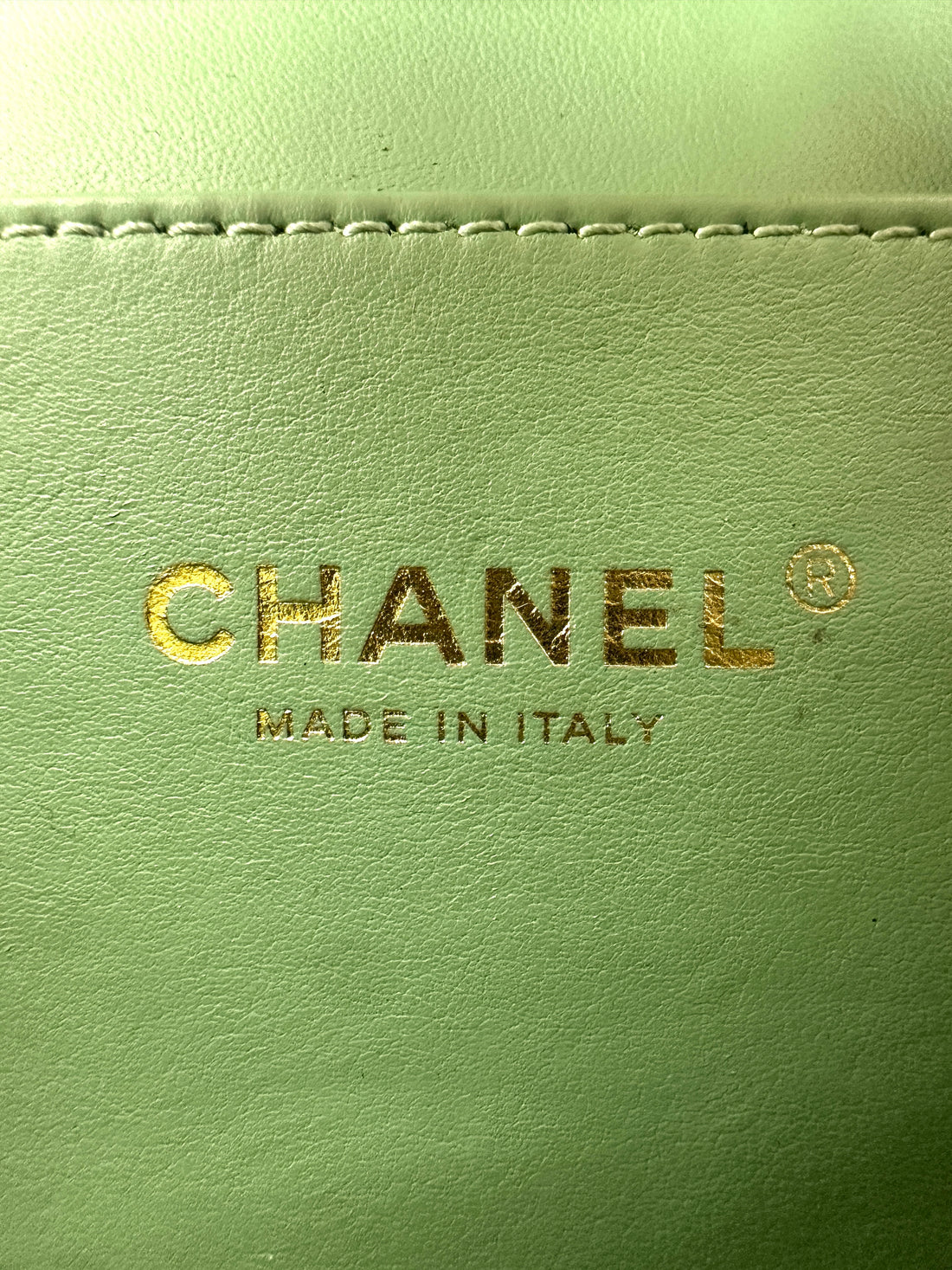Chanel 24P Blue Quilted Leather Rainbow Handle Bag(TN***XJ) CC2067