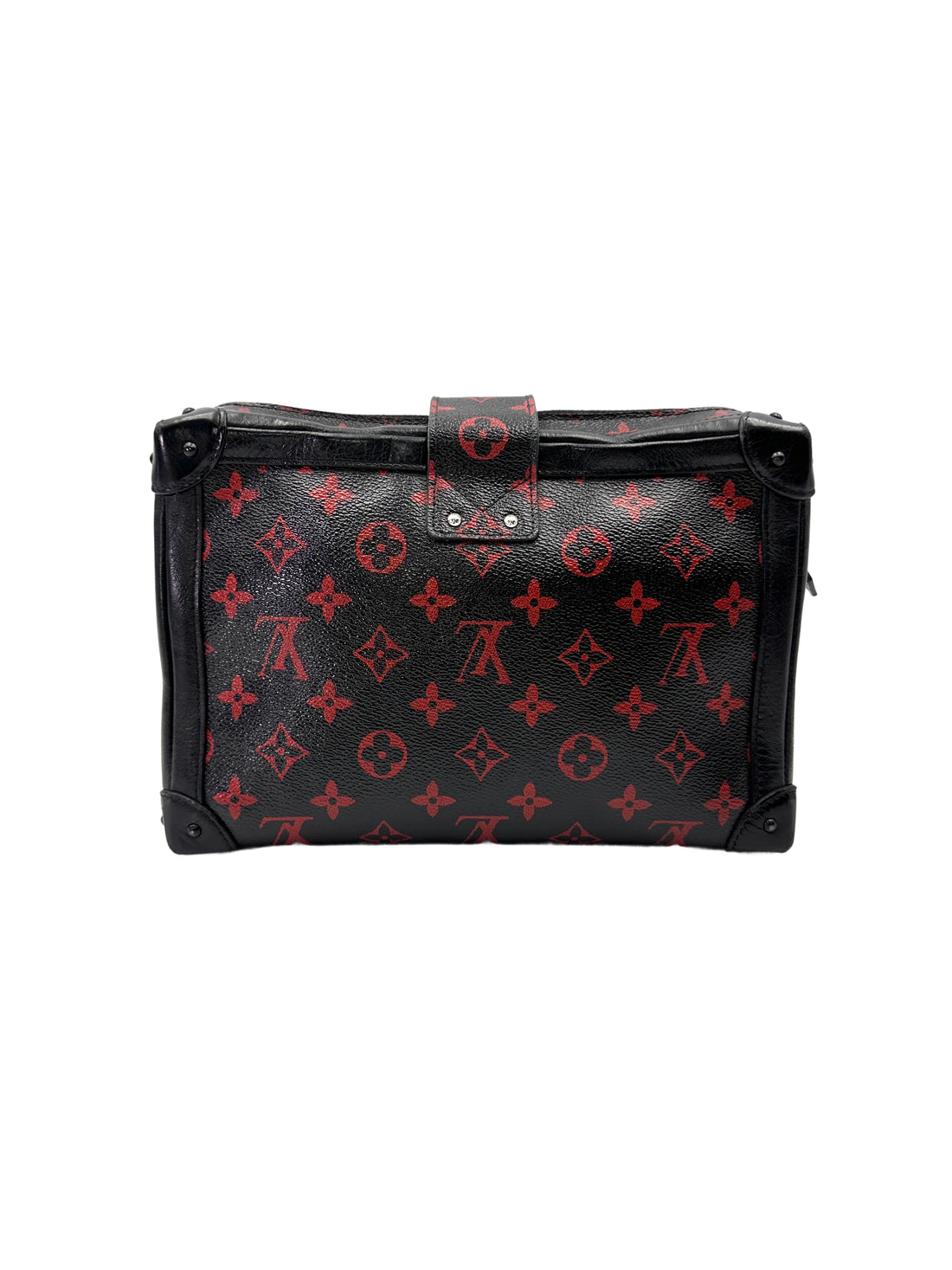 Louis Vuitton Petite Malle Black/Red Monogram Infrarouge Soft Bag LV2899