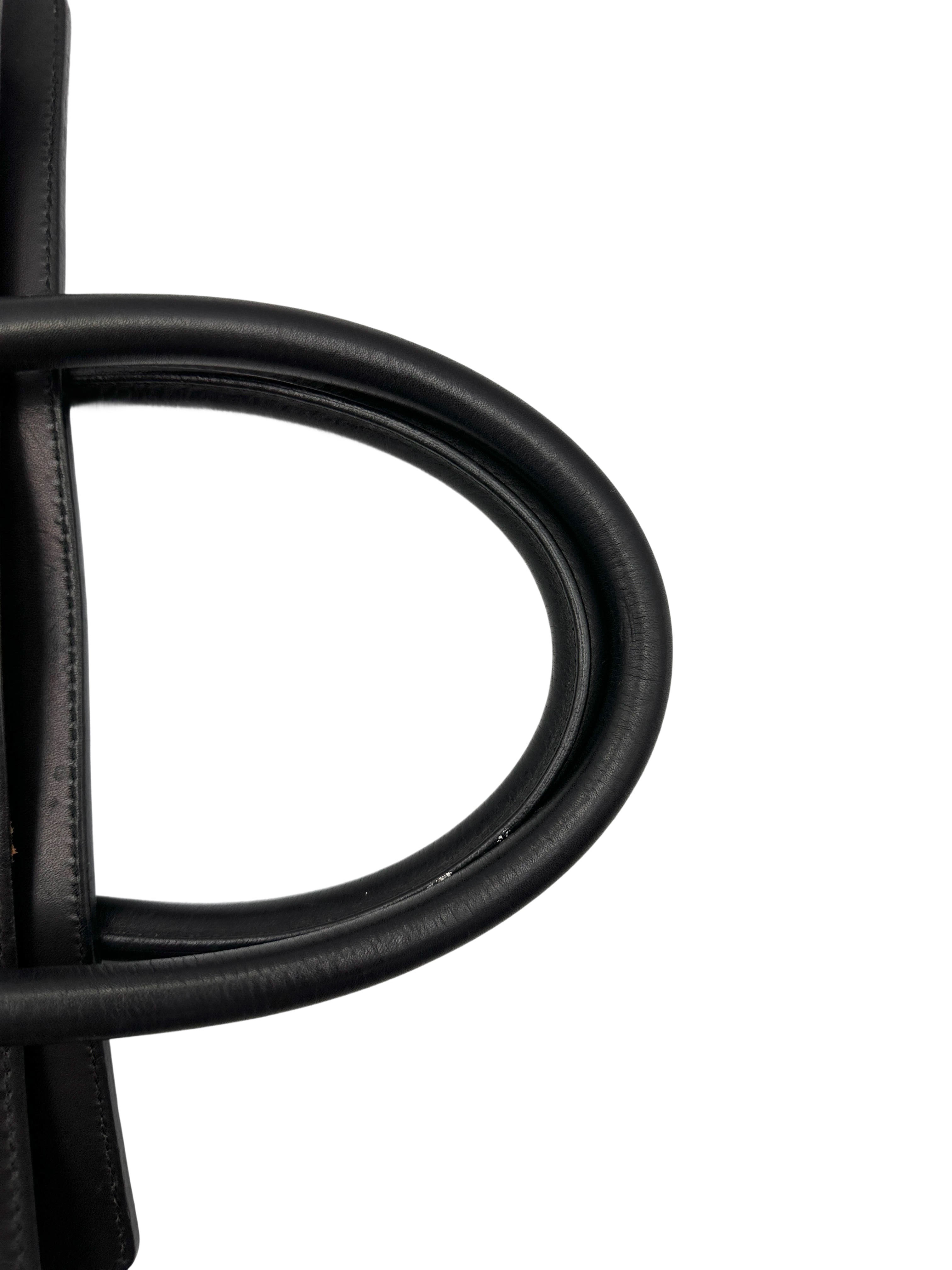 Celine Luggage Black/Beige Leather Handle Bag CE168