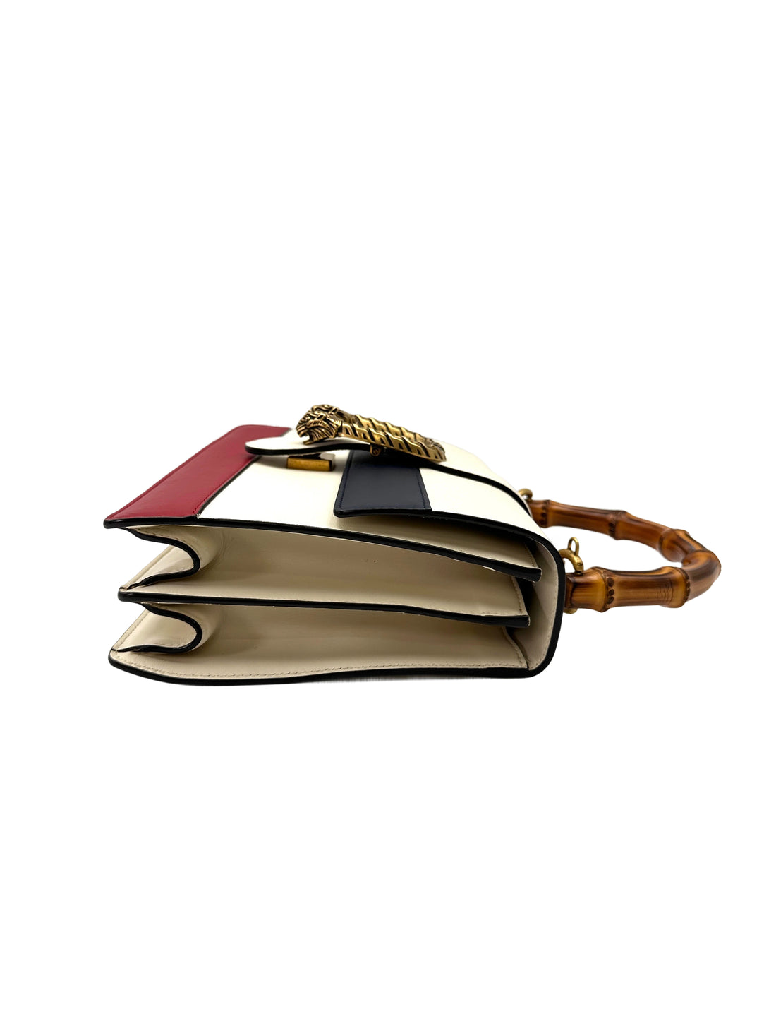 Gucci Dionysus Multicolor Leather Bamboo Top Handle Bag GG1156