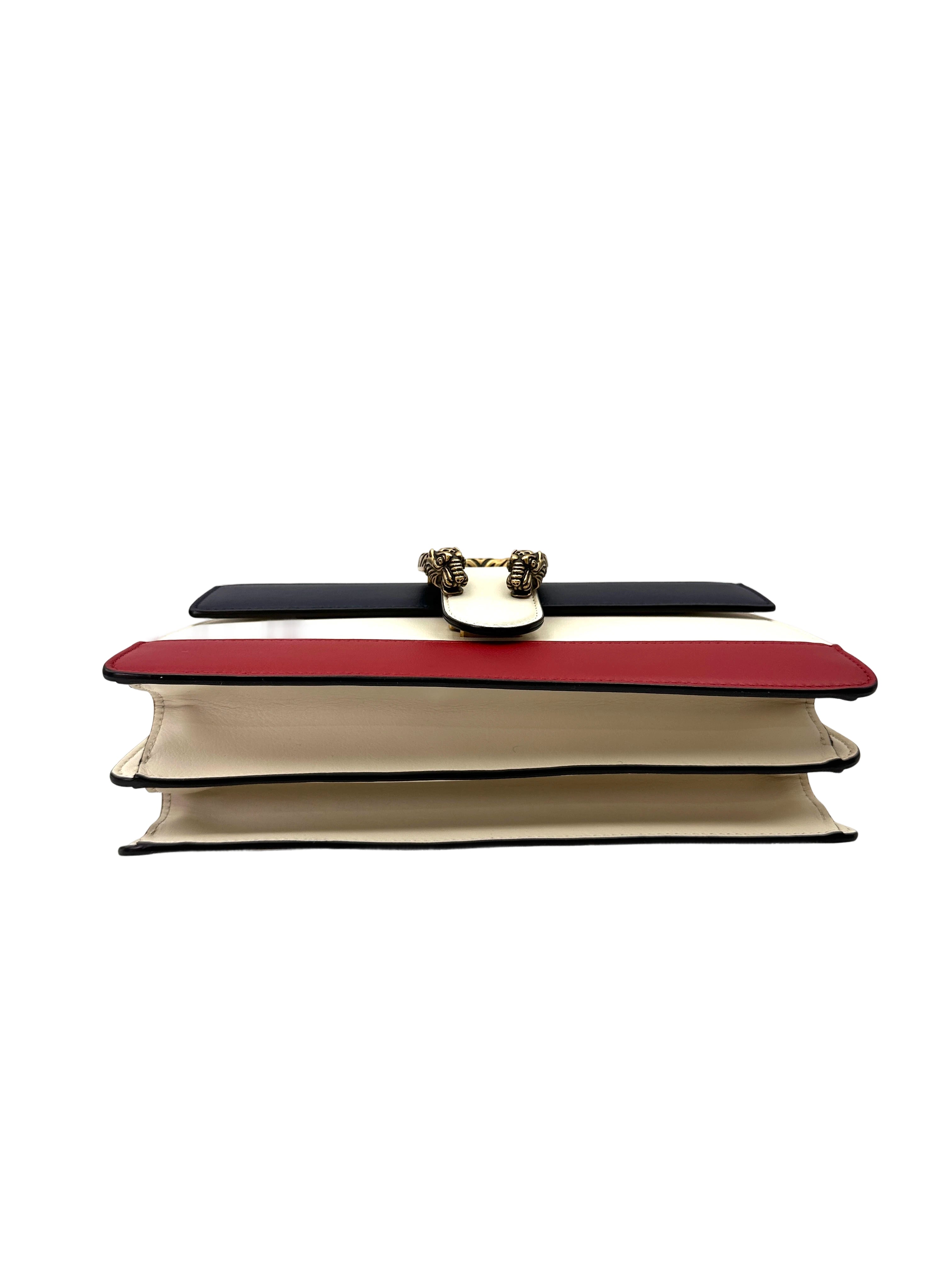 Gucci Dionysus Multicolor Leather Bamboo Top Handle Bag GG1156