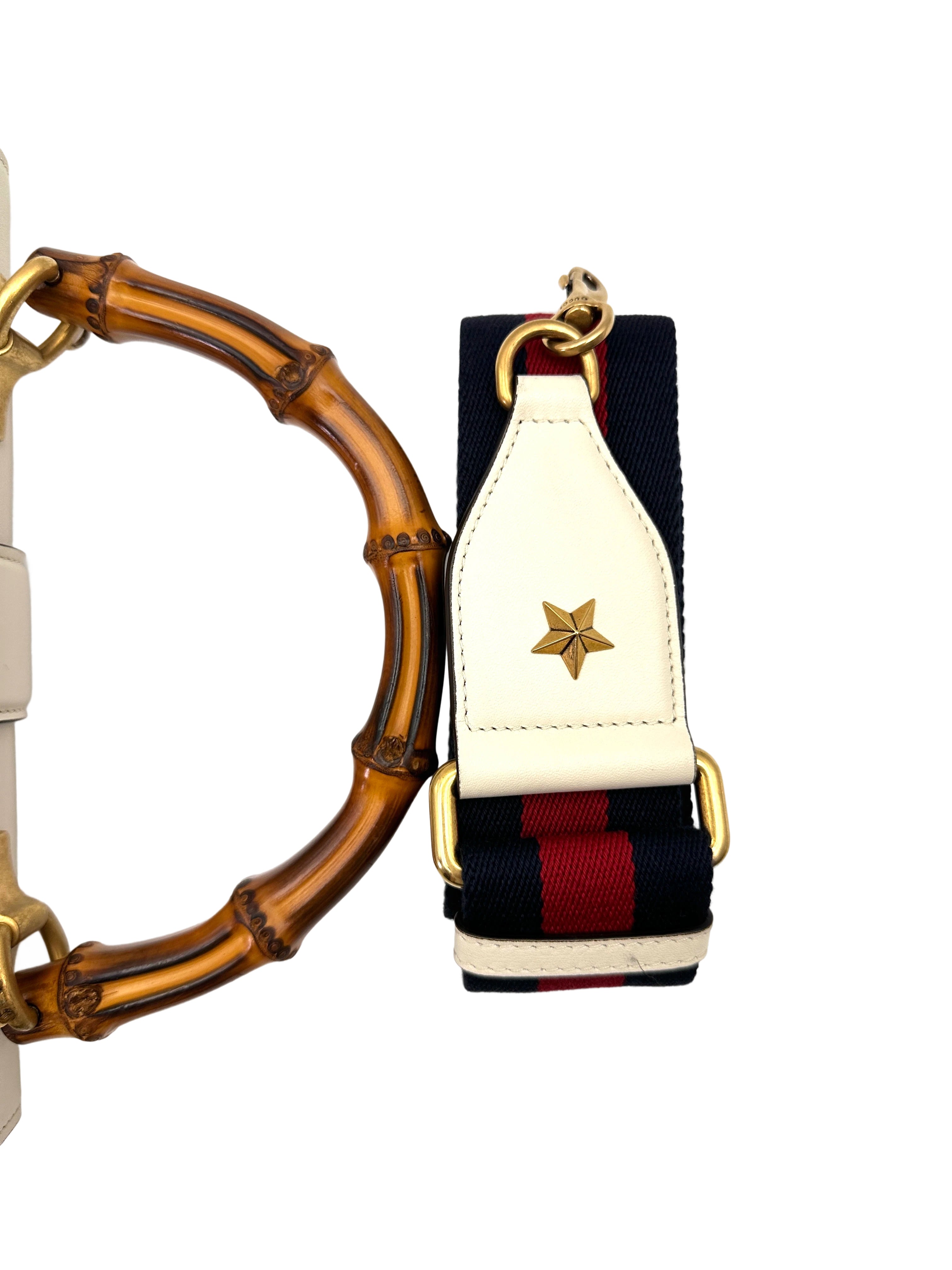 Gucci Dionysus Multicolor Leather Bamboo Top Handle Bag GG1156