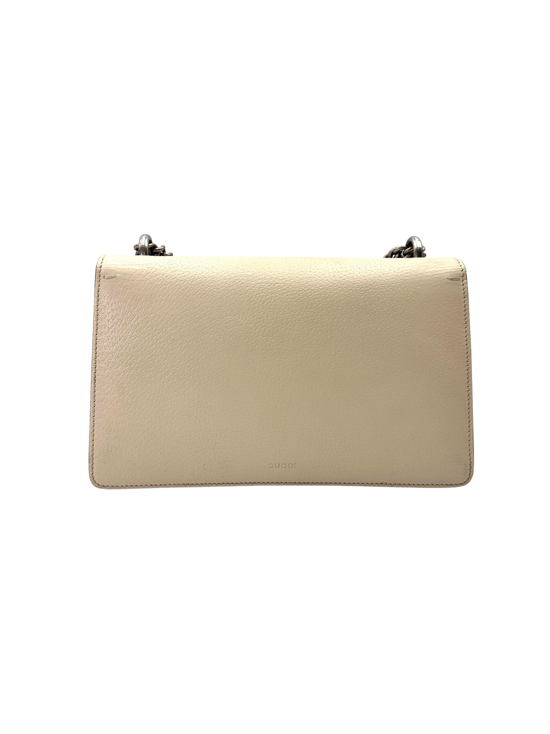 Gucci Dionysus White Leather Medium Size Shoulder Bag GG1158