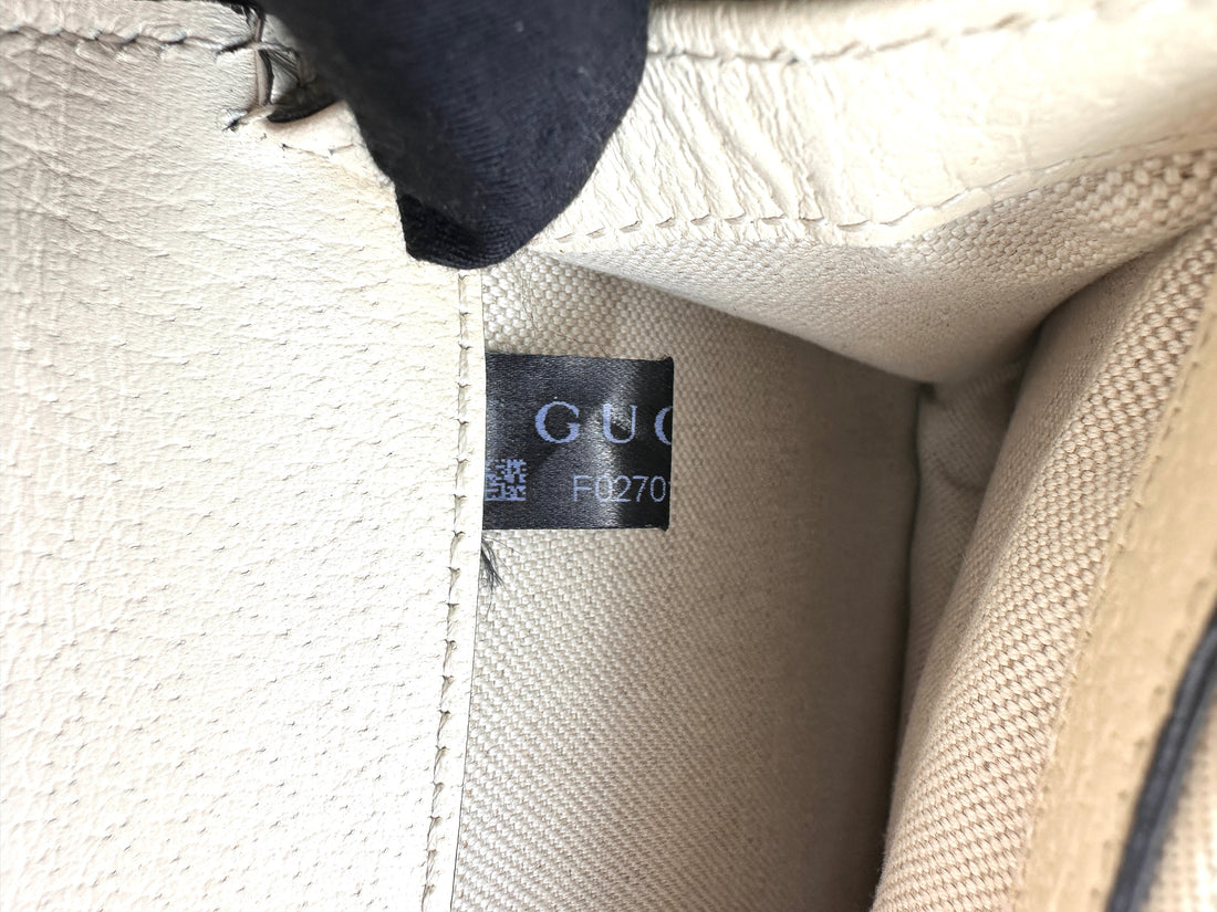 Gucci Dionysus White Leather Medium Size Shoulder Bag GG1158
