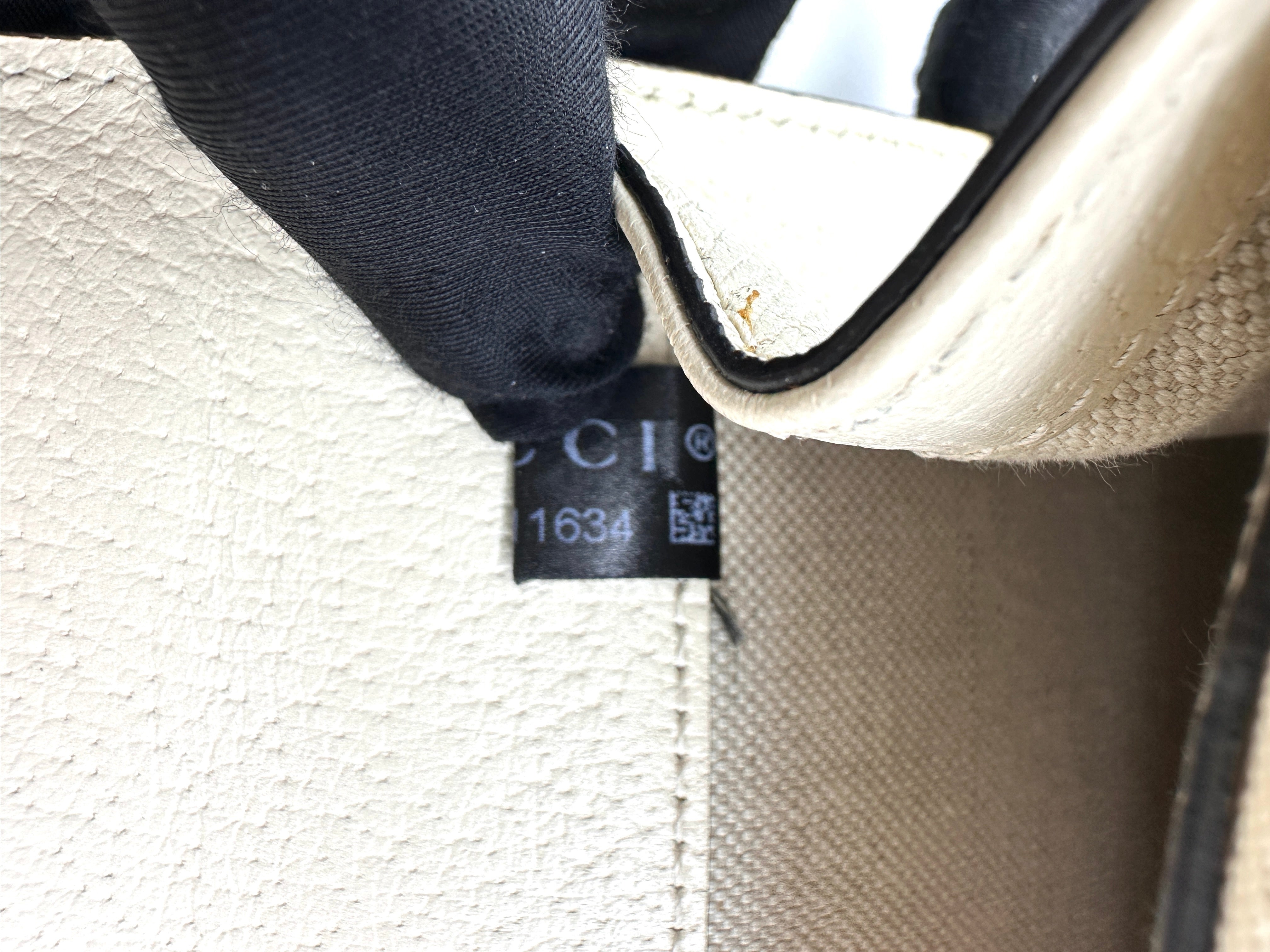 Gucci Dionysus White Leather Medium Size Shoulder Bag GG1158