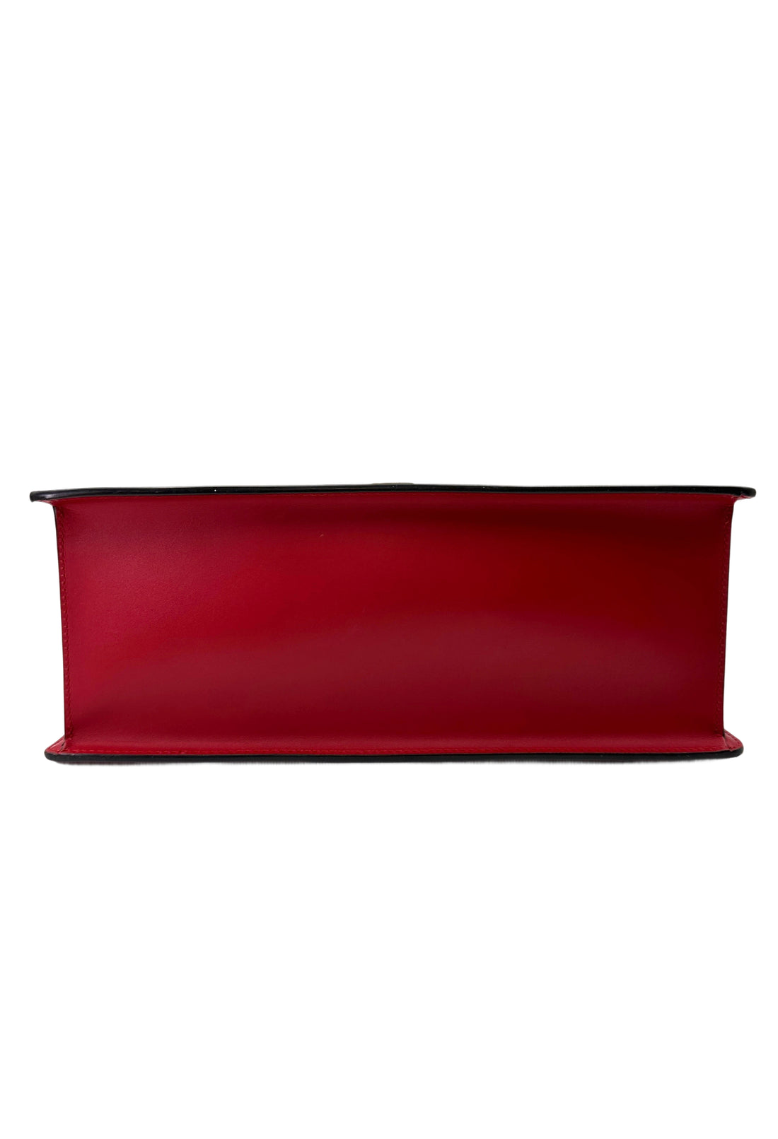 Gucci Sylvie Red Leather Large Size Shoulder Bag GG1157
