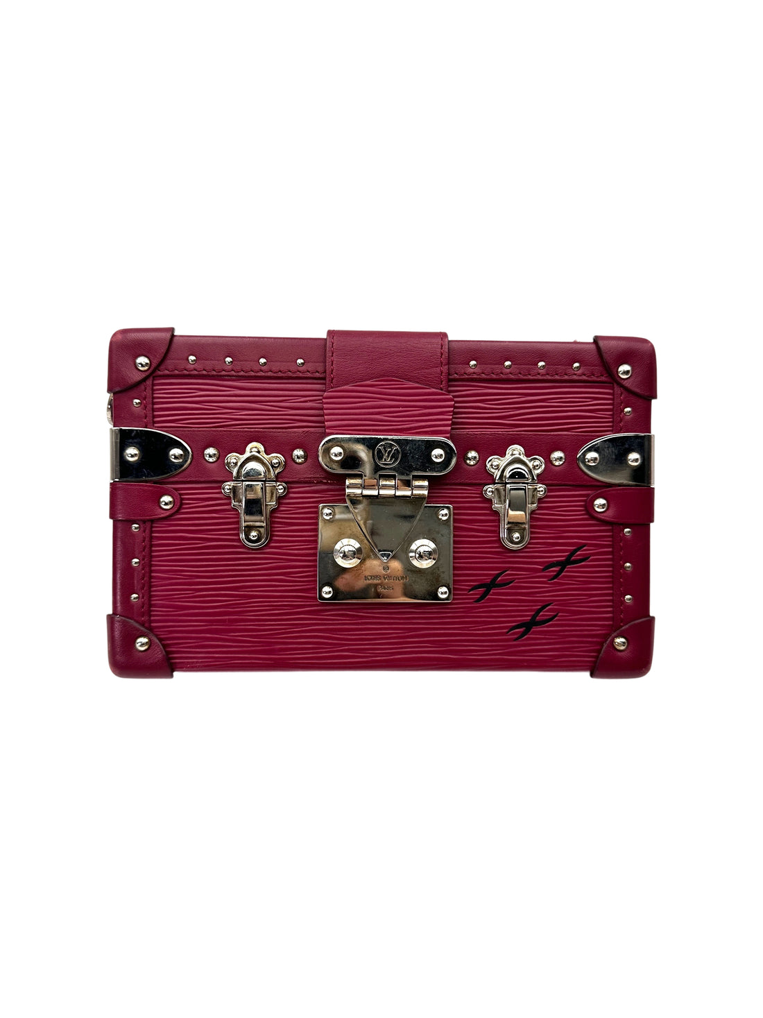 Louis Vuitton Petite Malle Pink Epi Leather Shoulder Bag LV2904
